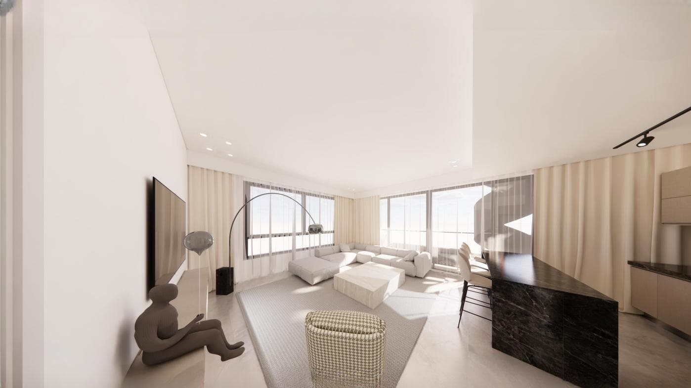 2-bedrooms apartments in Limassol, Cyprus.
