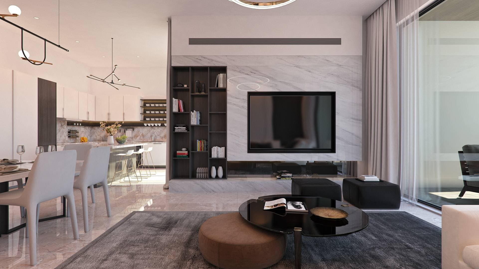 2-bedrooms apartments in Limassol, Cyprus.