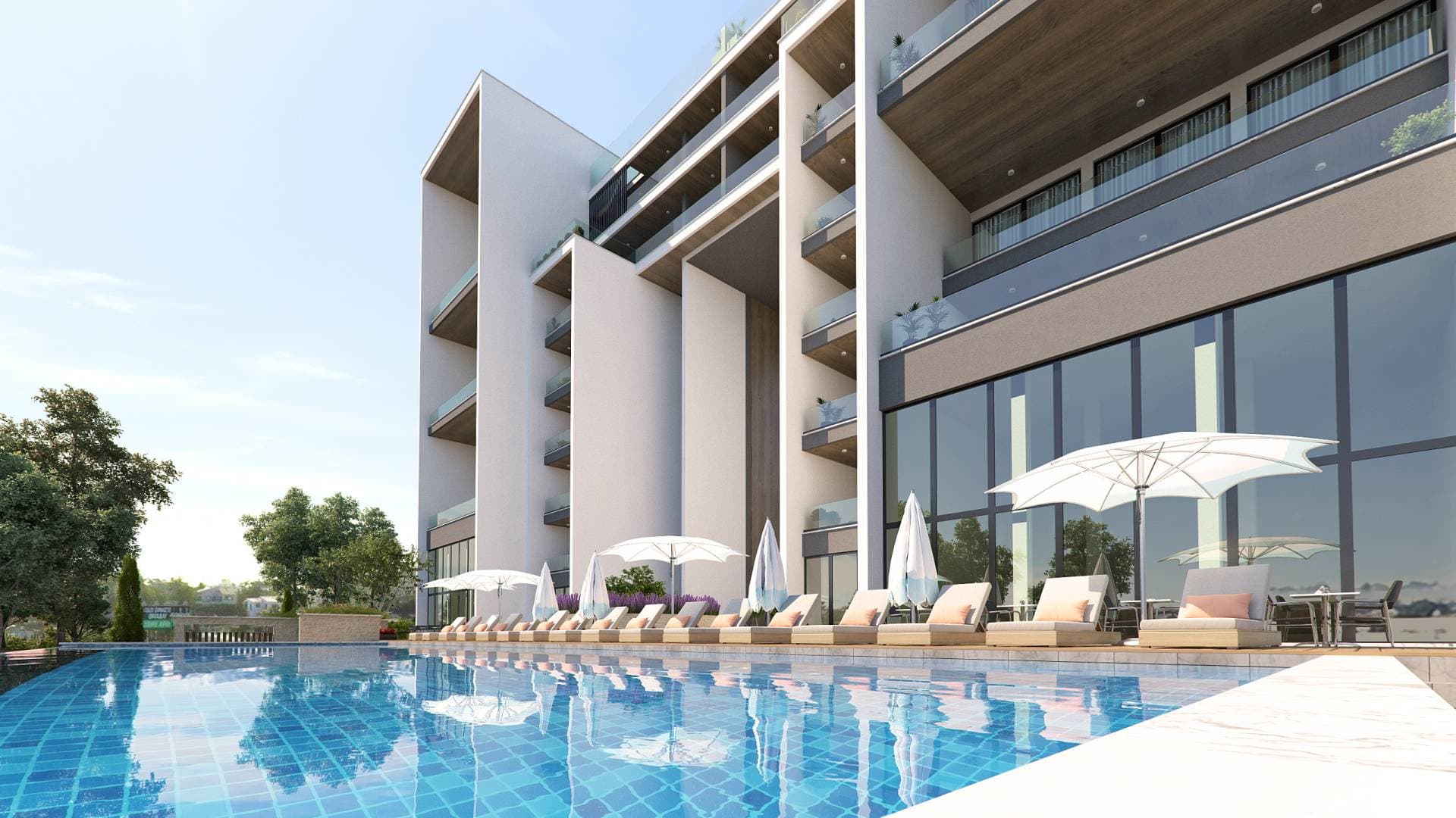 2-bedrooms apartments in Limassol, Cyprus.
