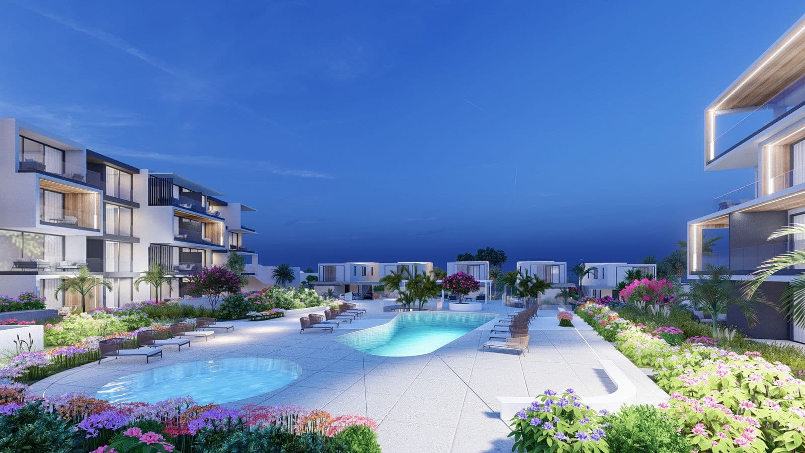 1-bedrooms apartments in Limassol, Cyprus.