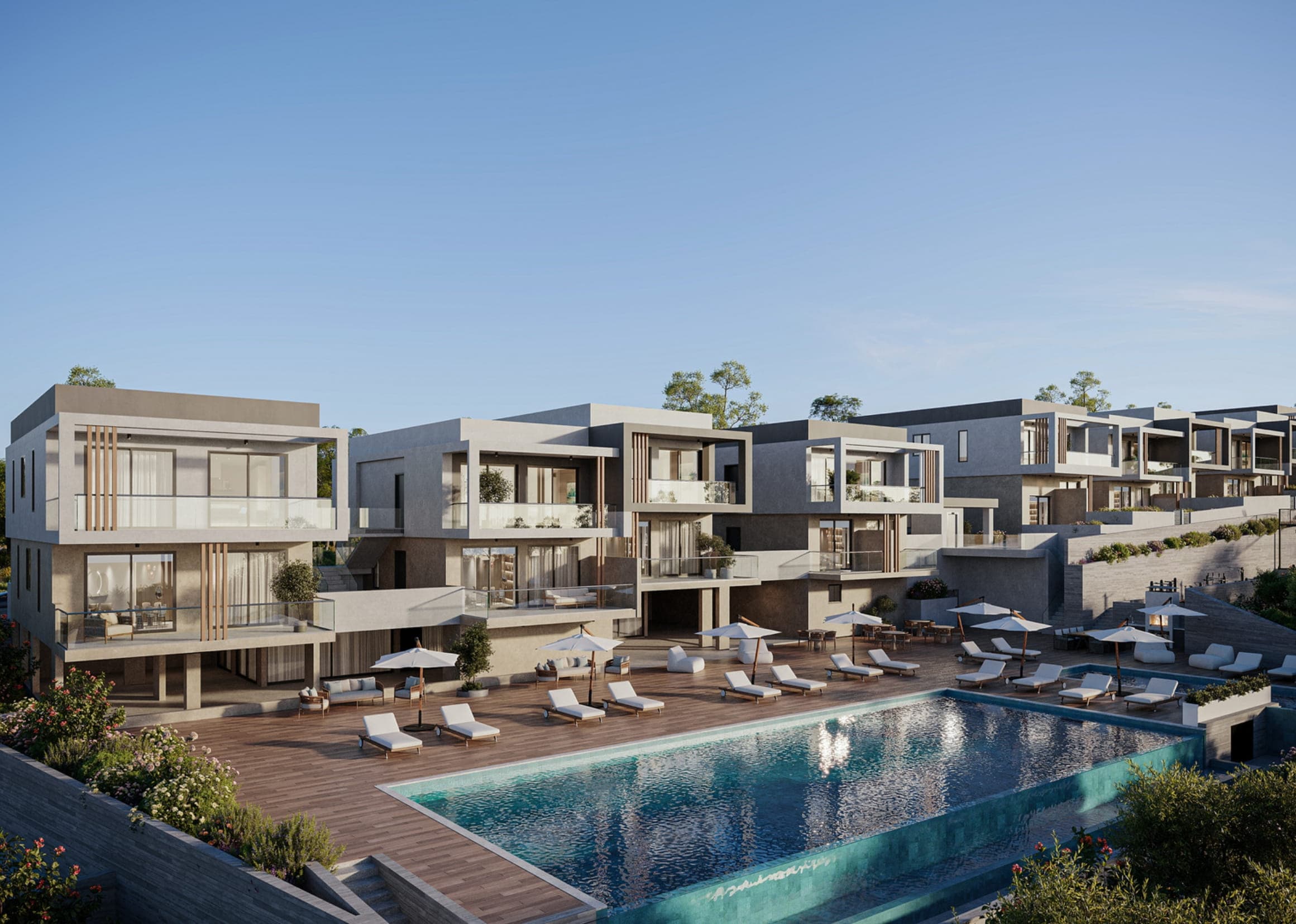 2-bedrooms apartments in Paphos, Cyprus.