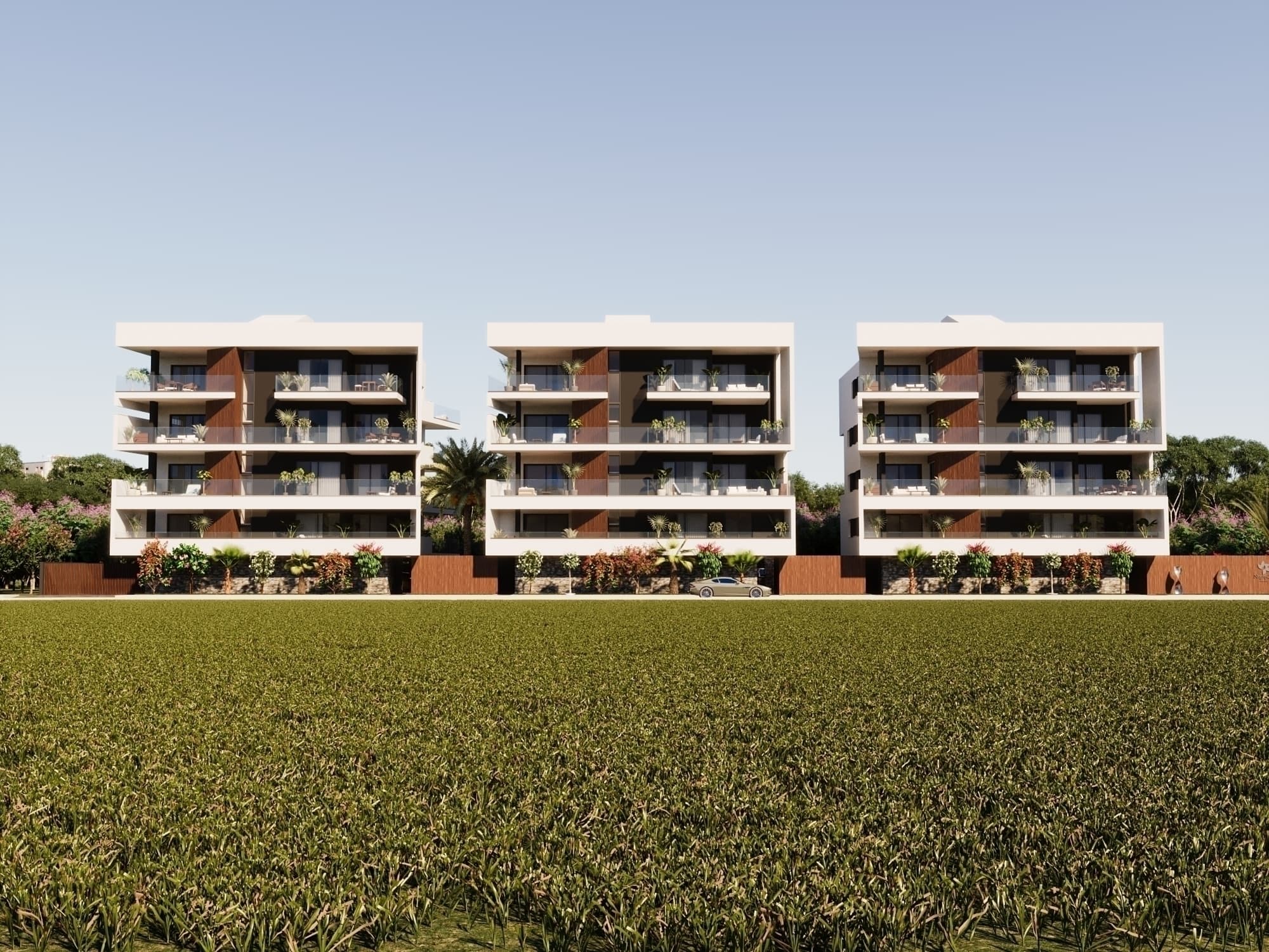 3-bedrooms apartments in Larnaca, Cyprus.