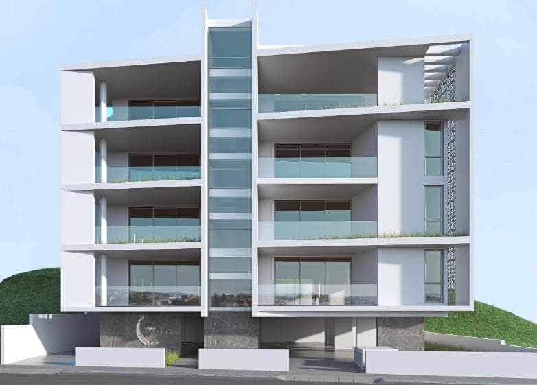 2-bedrooms apartments in Nicosia, Cyprus.