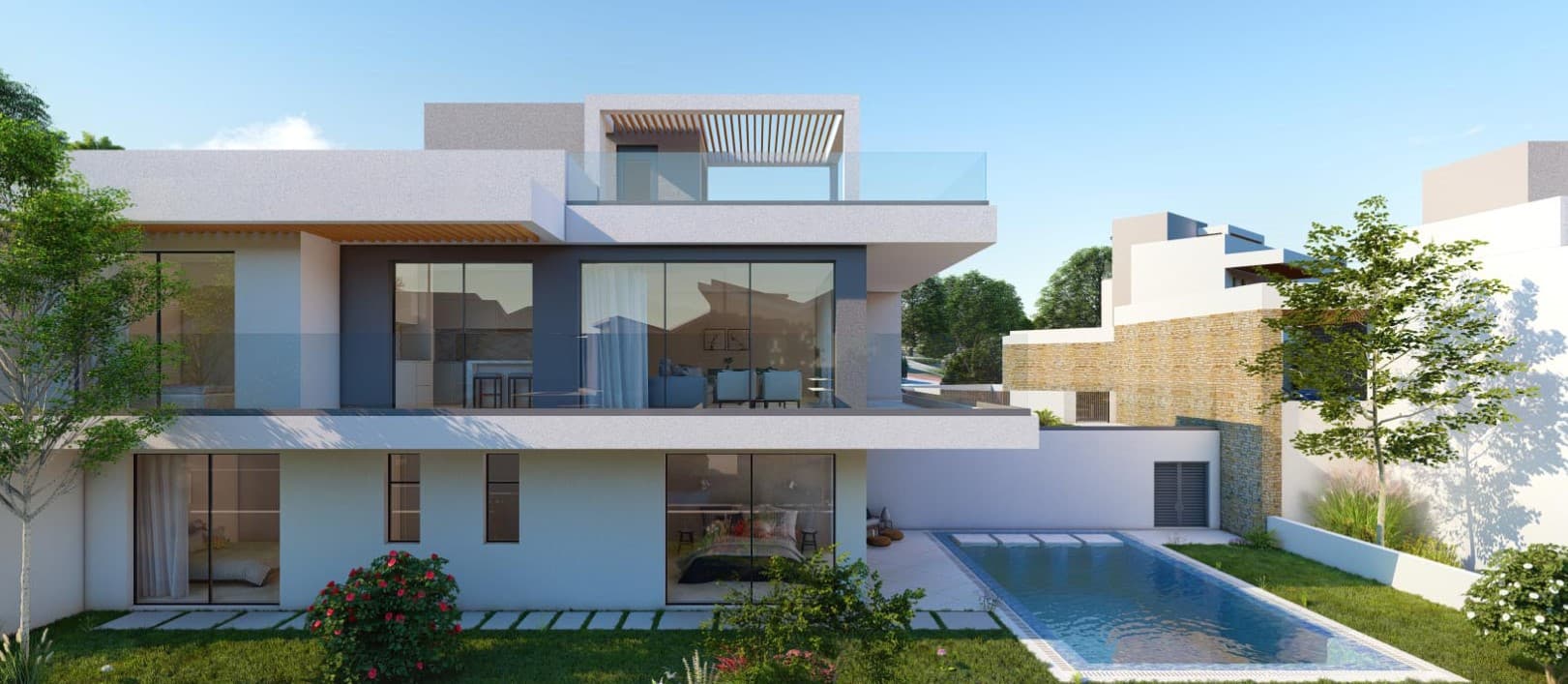 3-bedrooms house in Paphos, Cyprus.