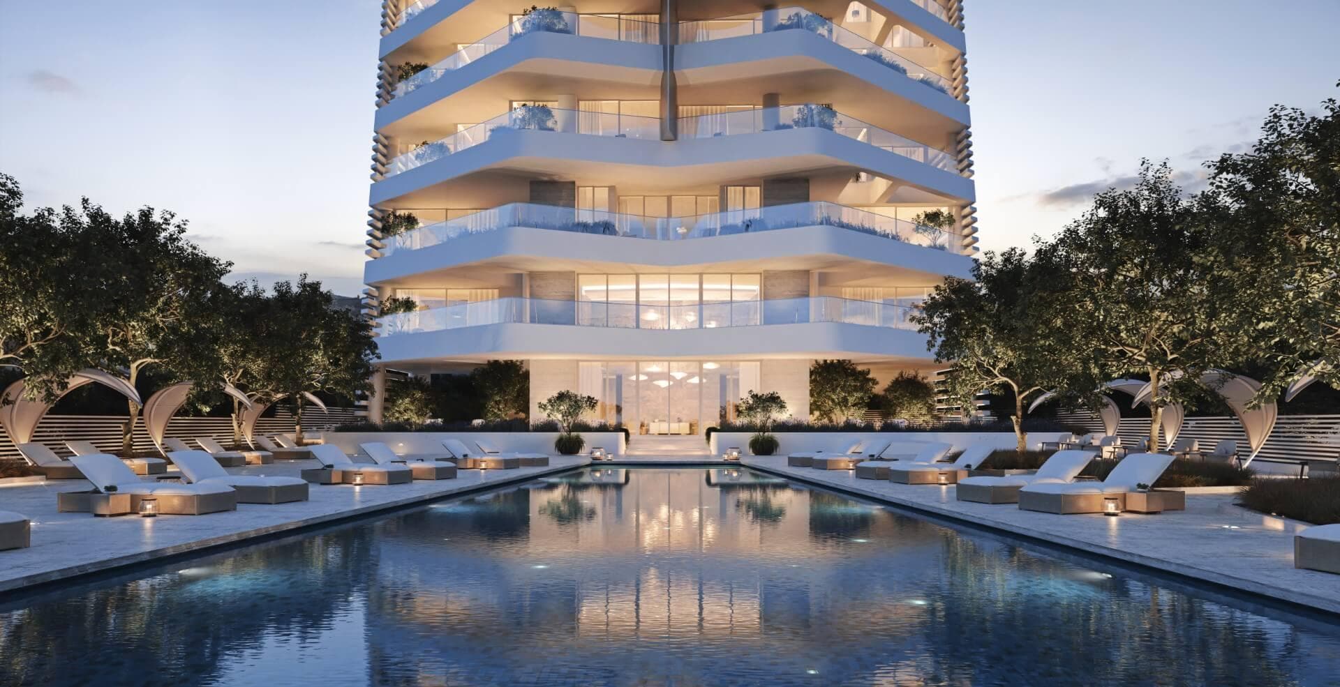 2-bedrooms apartments in Limassol, Cyprus.