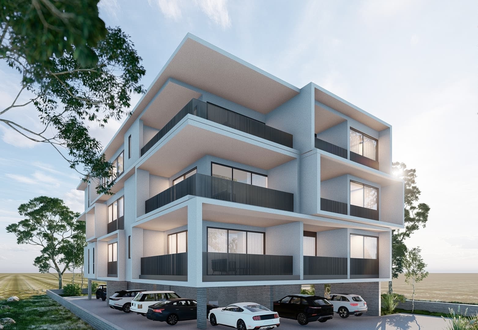 2-bedrooms apartments in Paphos, Cyprus.
