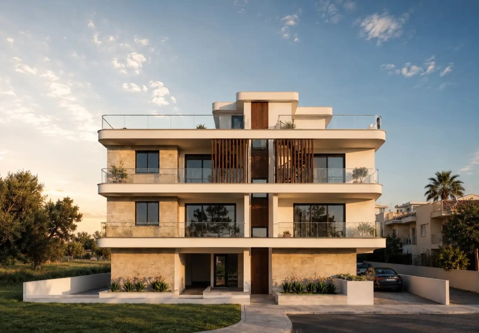 2-bedrooms apartments in Larnaca, Cyprus.
