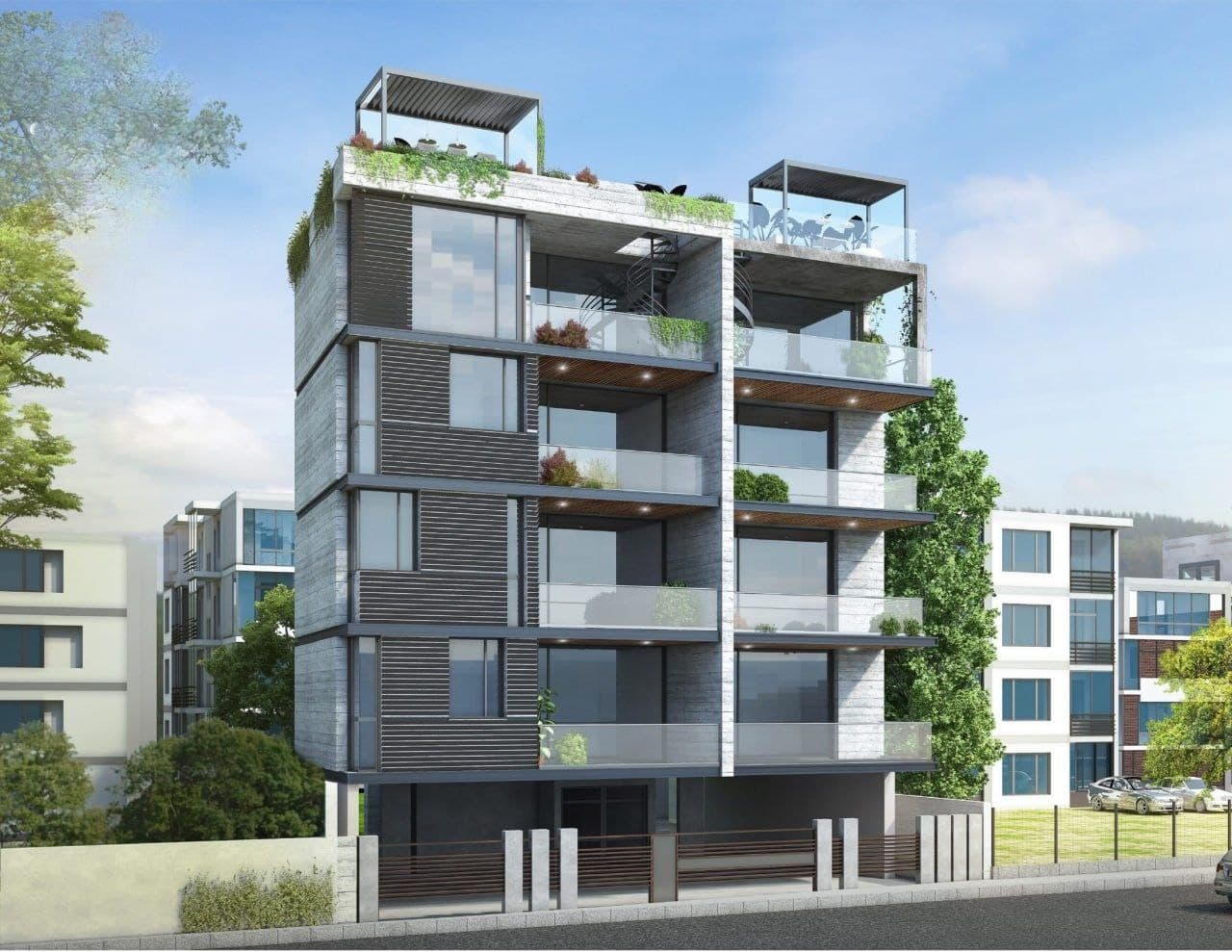 2-bedrooms apartments in Larnaca, Cyprus.