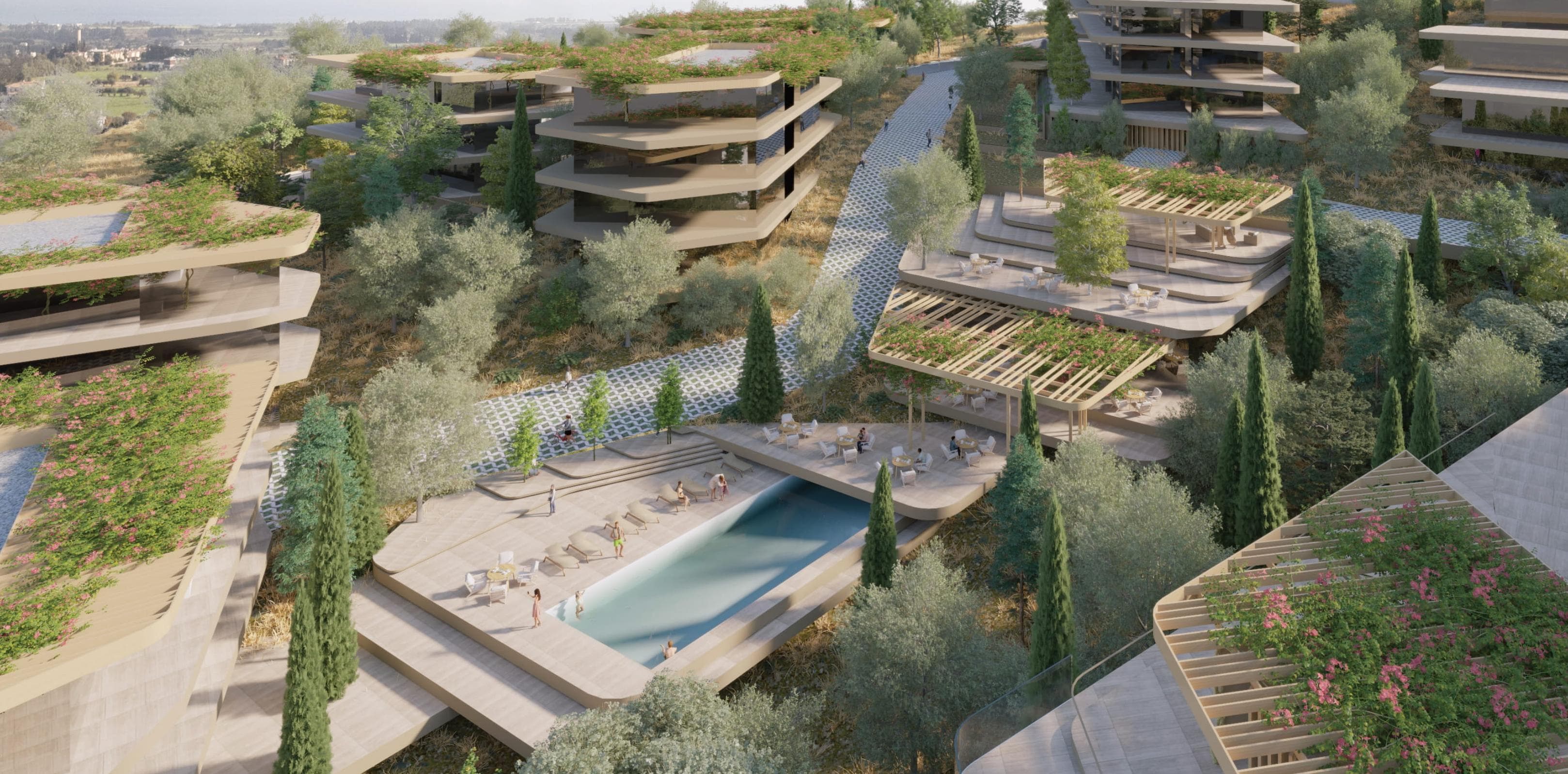 3-bedrooms apartments in Paphos, Cyprus.