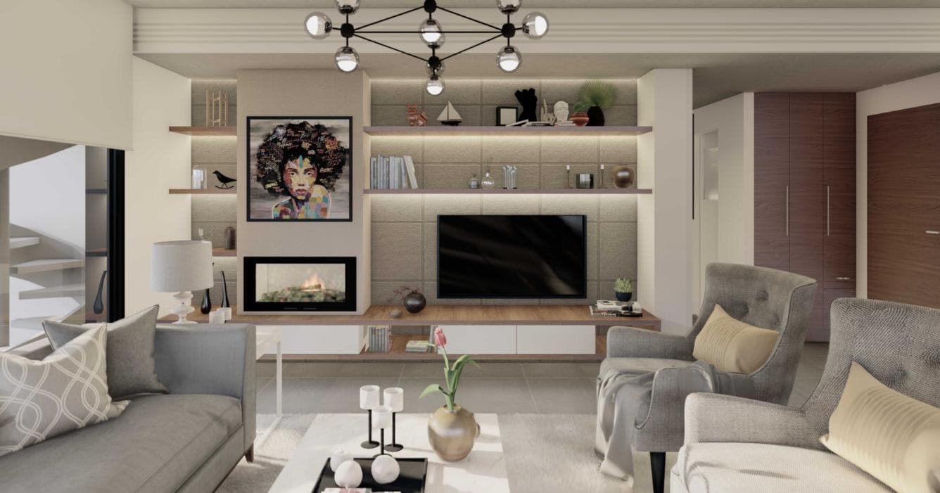 3-bedrooms apartments in Nicosia, Cyprus.