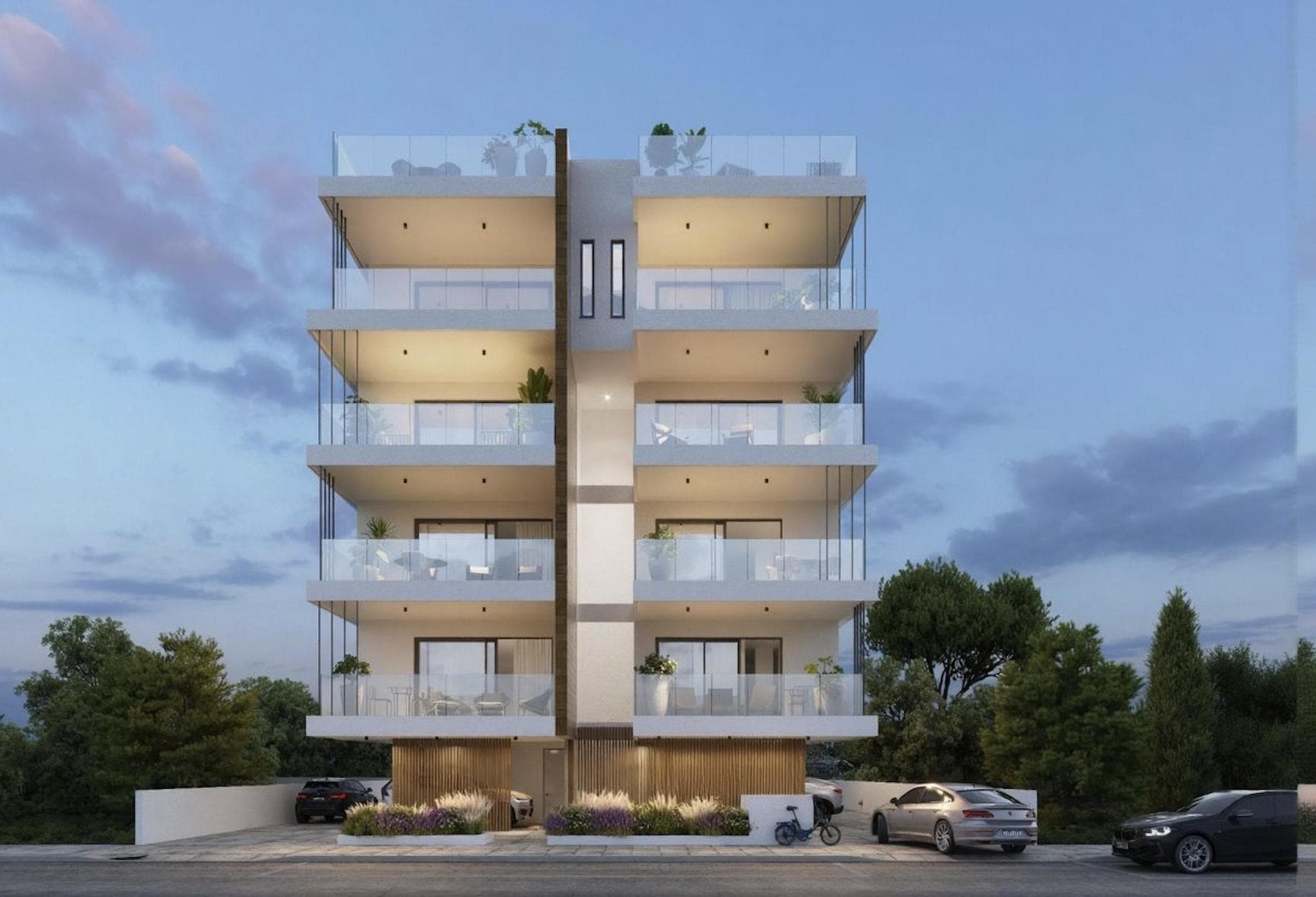 2-bedrooms apartments in Nicosia, Cyprus.