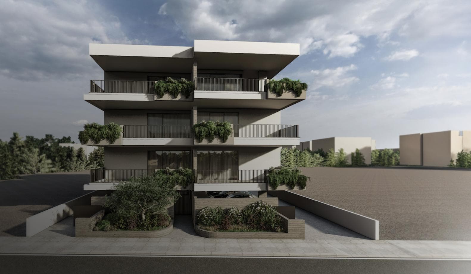 2-bedrooms apartments in Limassol, Cyprus.