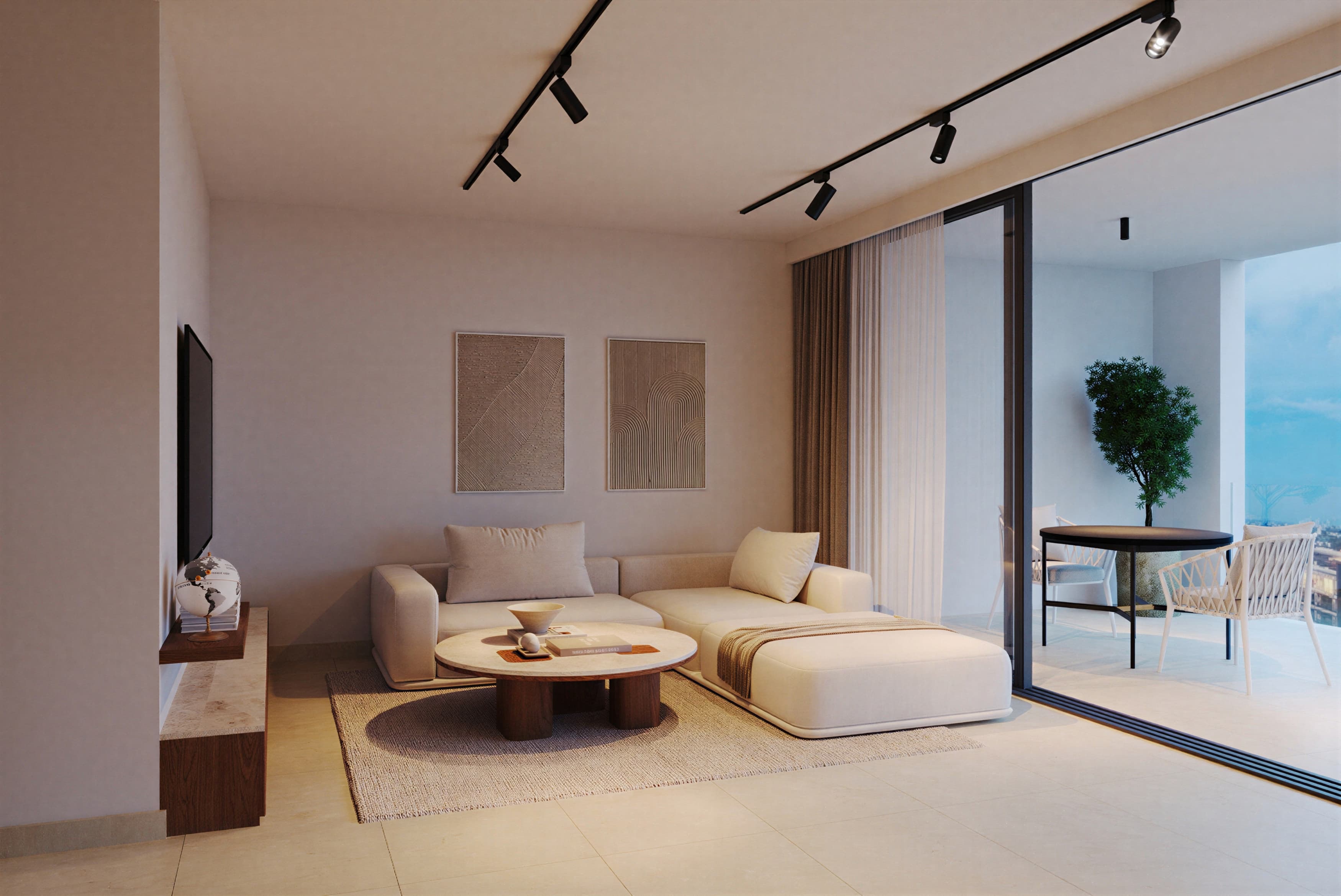 3-bedrooms apartments in Larnaca, Cyprus.