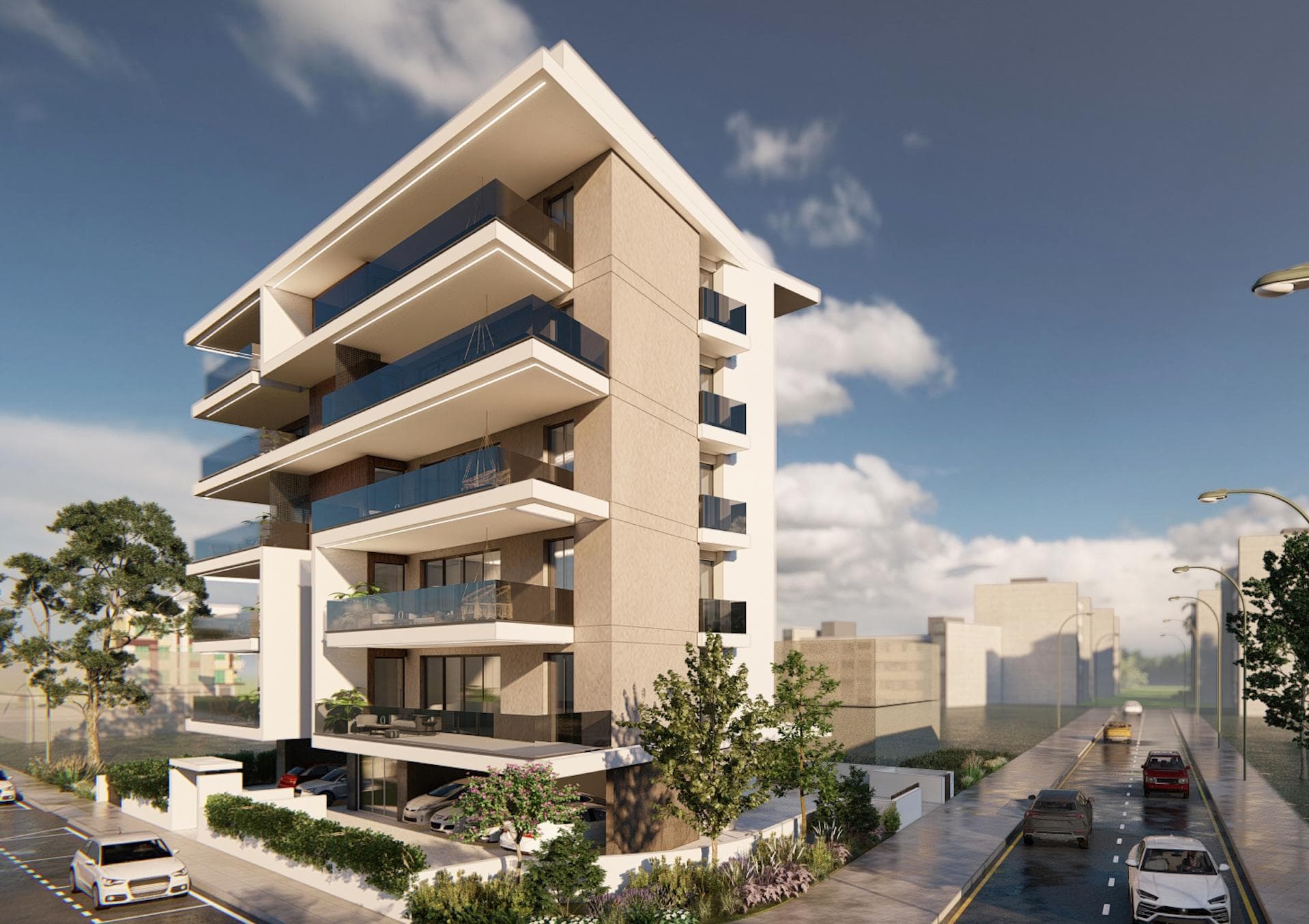2-bedrooms apartments in Nicosia, Cyprus.