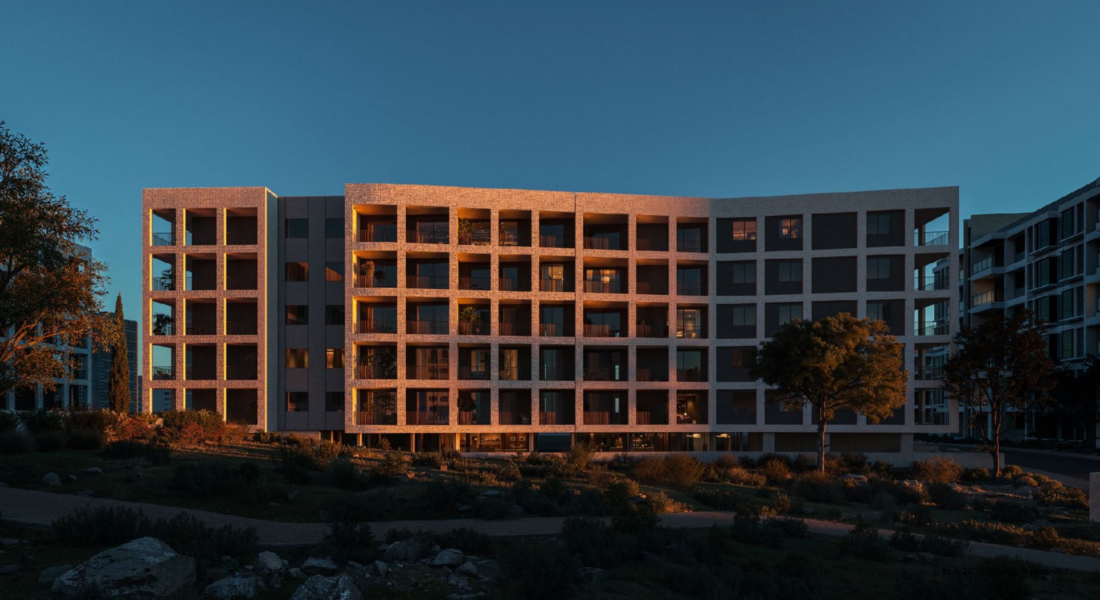 2-bedrooms apartments in Limassol, Cyprus.