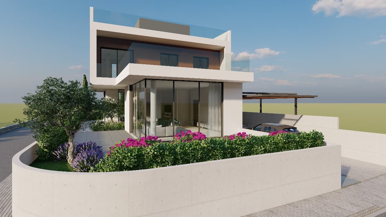 4-bedrooms house in Paphos, Cyprus.