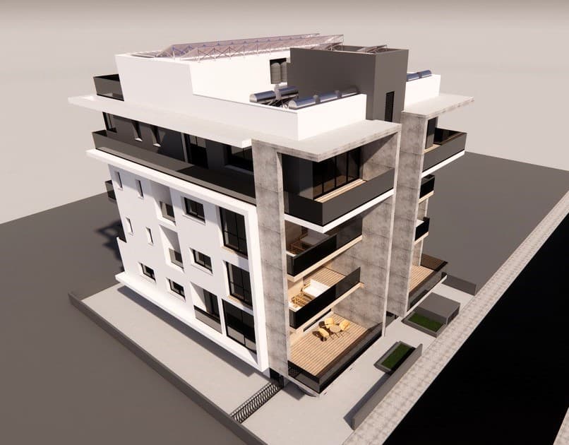 3-bedrooms apartments in Limassol, Cyprus.