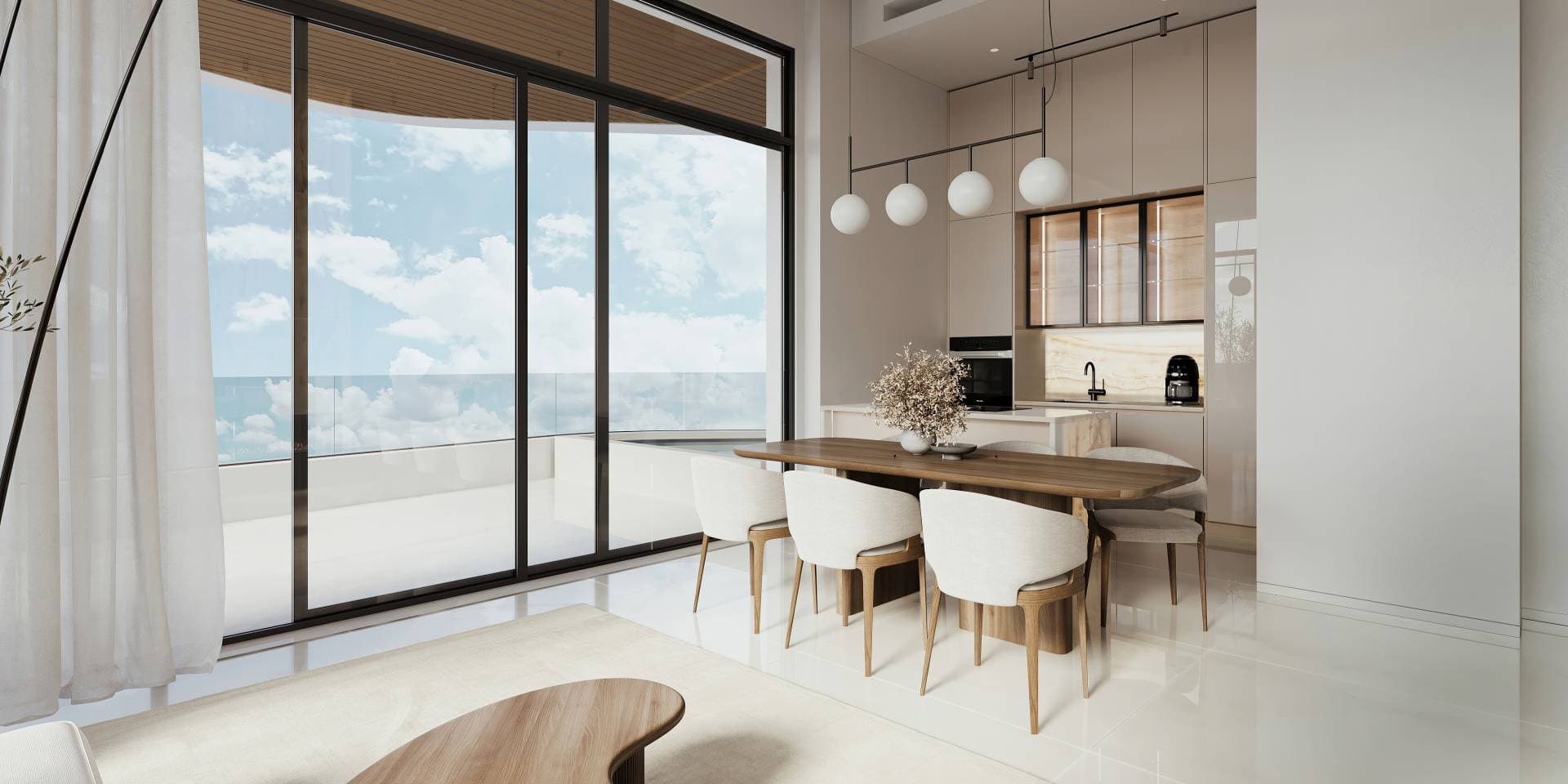 3-bedrooms apartments in Larnaca, Cyprus.