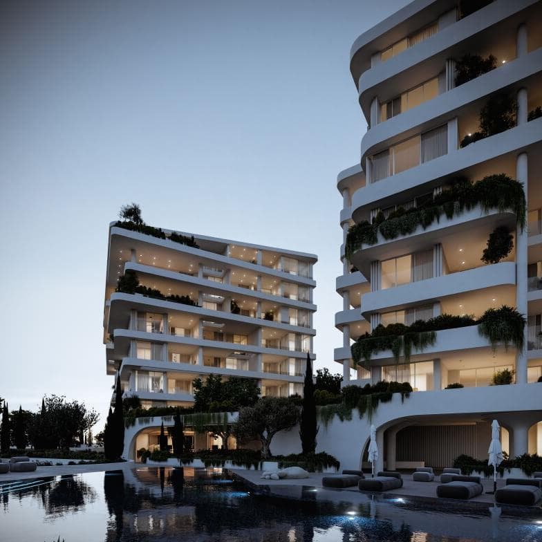 3-bedrooms apartments in Paphos, Cyprus.
