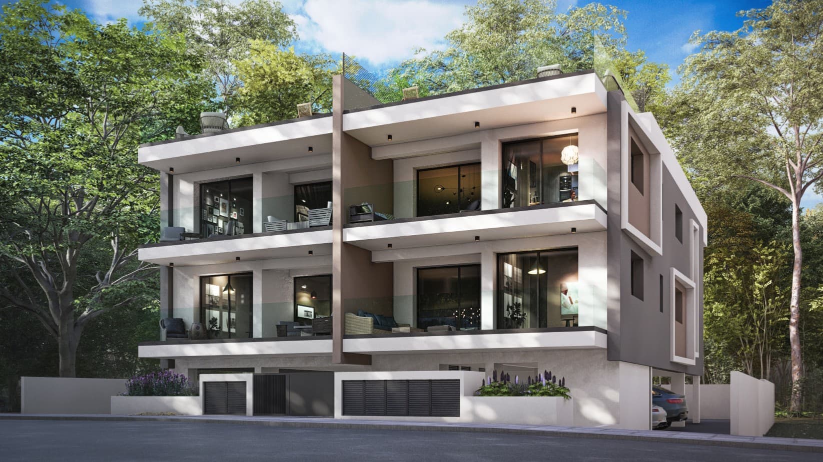 2-bedrooms apartments in Limassol, Cyprus.