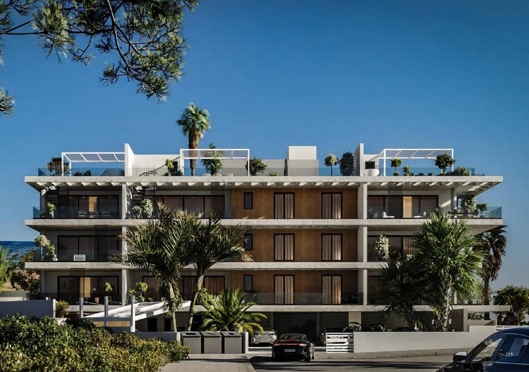 2-bedrooms apartments in Larnaca, Cyprus.