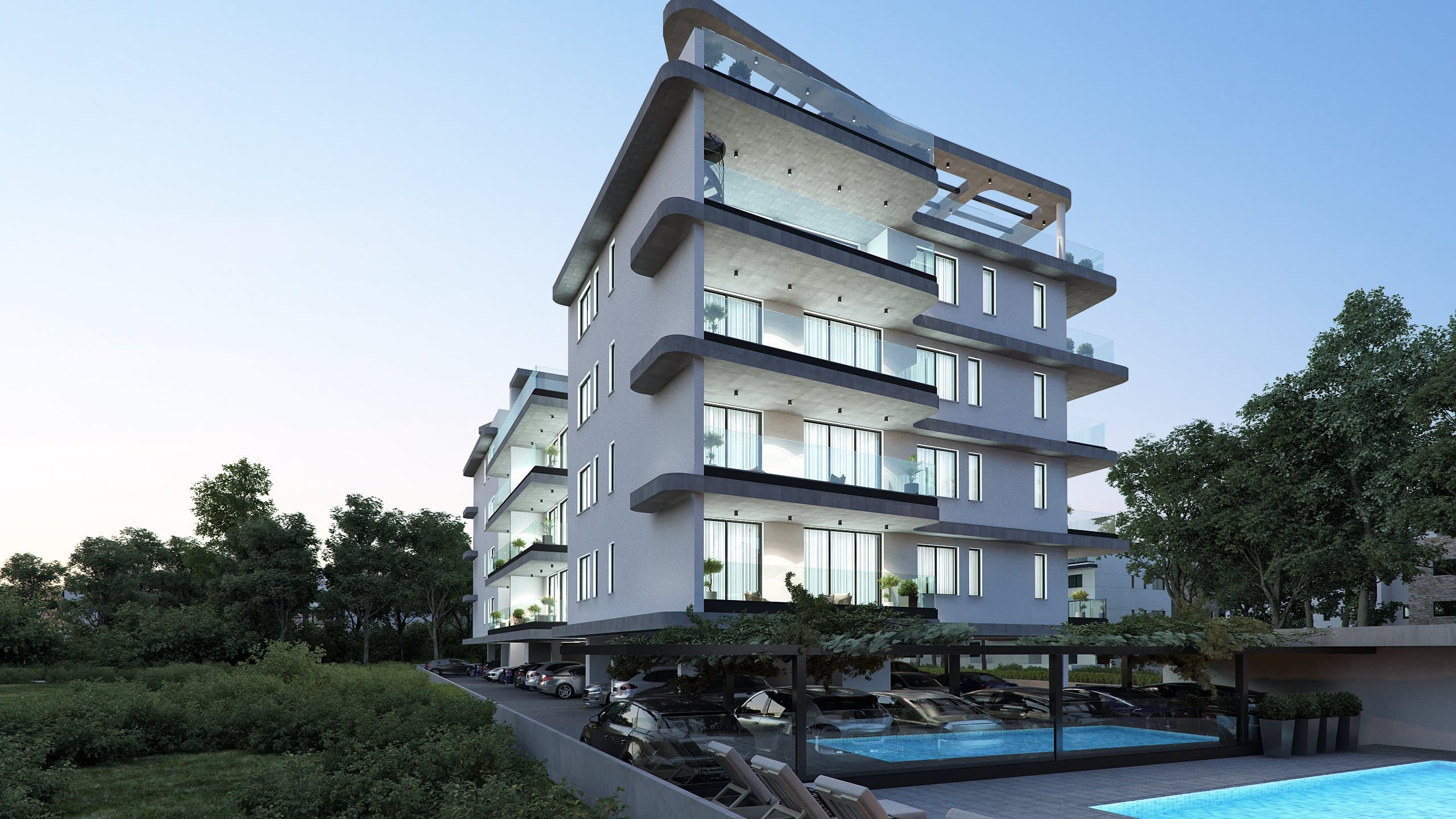2-bedrooms apartments in Larnaca, Cyprus.