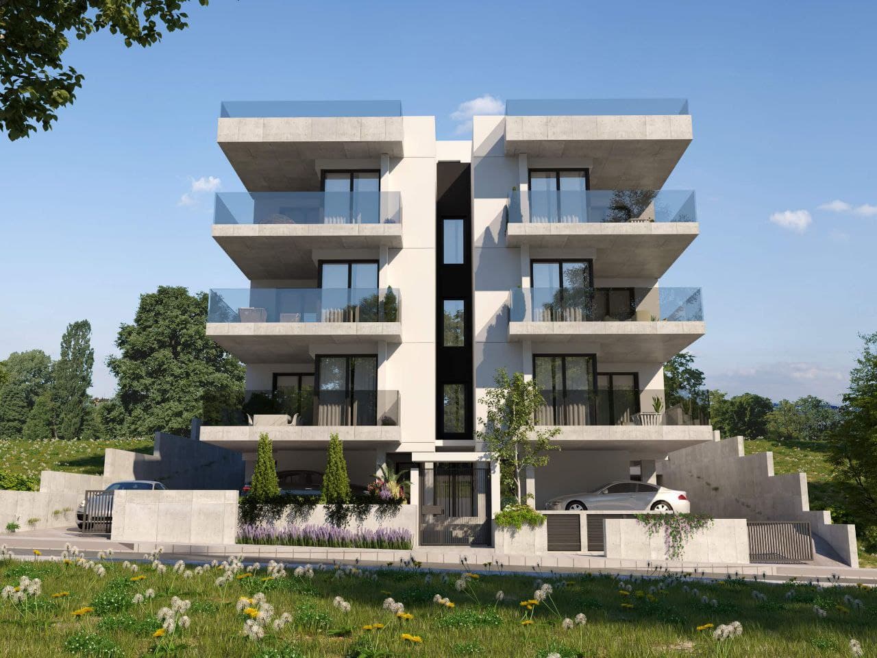 2-bedrooms apartments in Limassol, Cyprus.