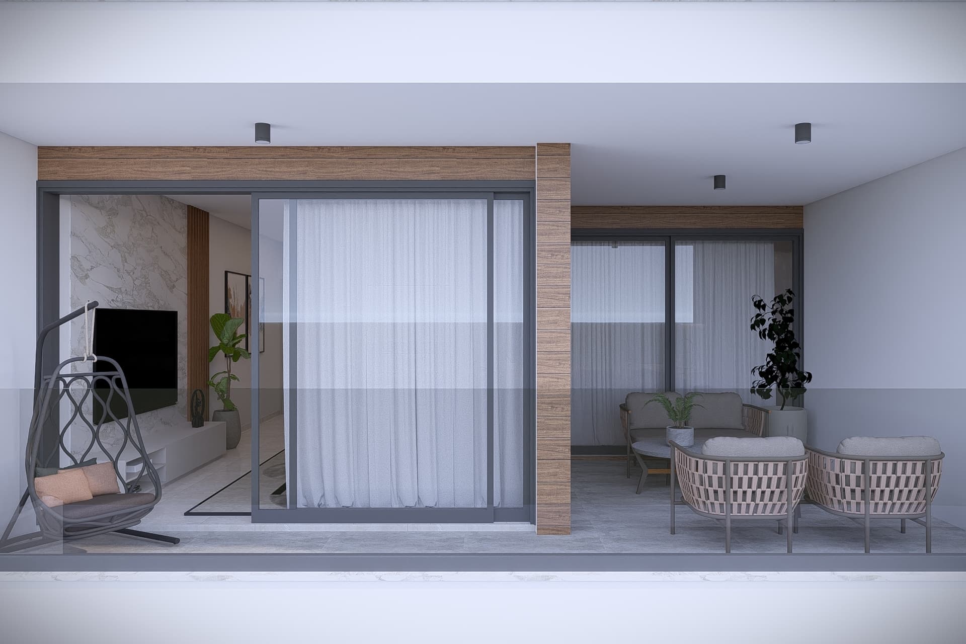2-bedrooms apartments in Paphos, Cyprus.