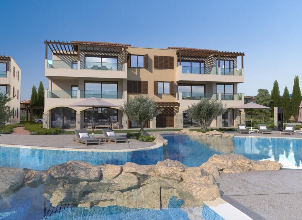 2-bedrooms apartments in Paphos, Cyprus.