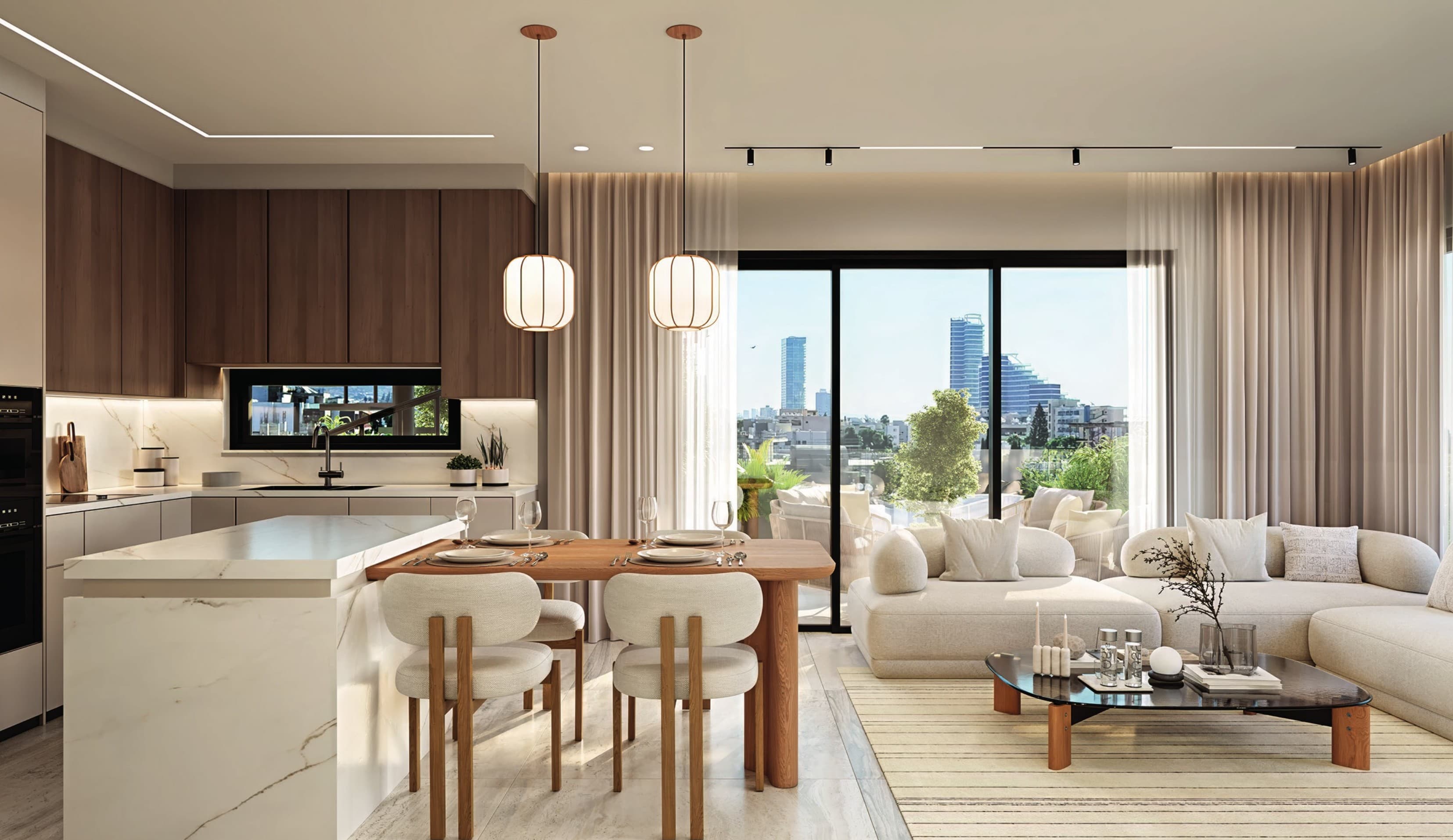 2-bedrooms apartments in Limassol, Cyprus.