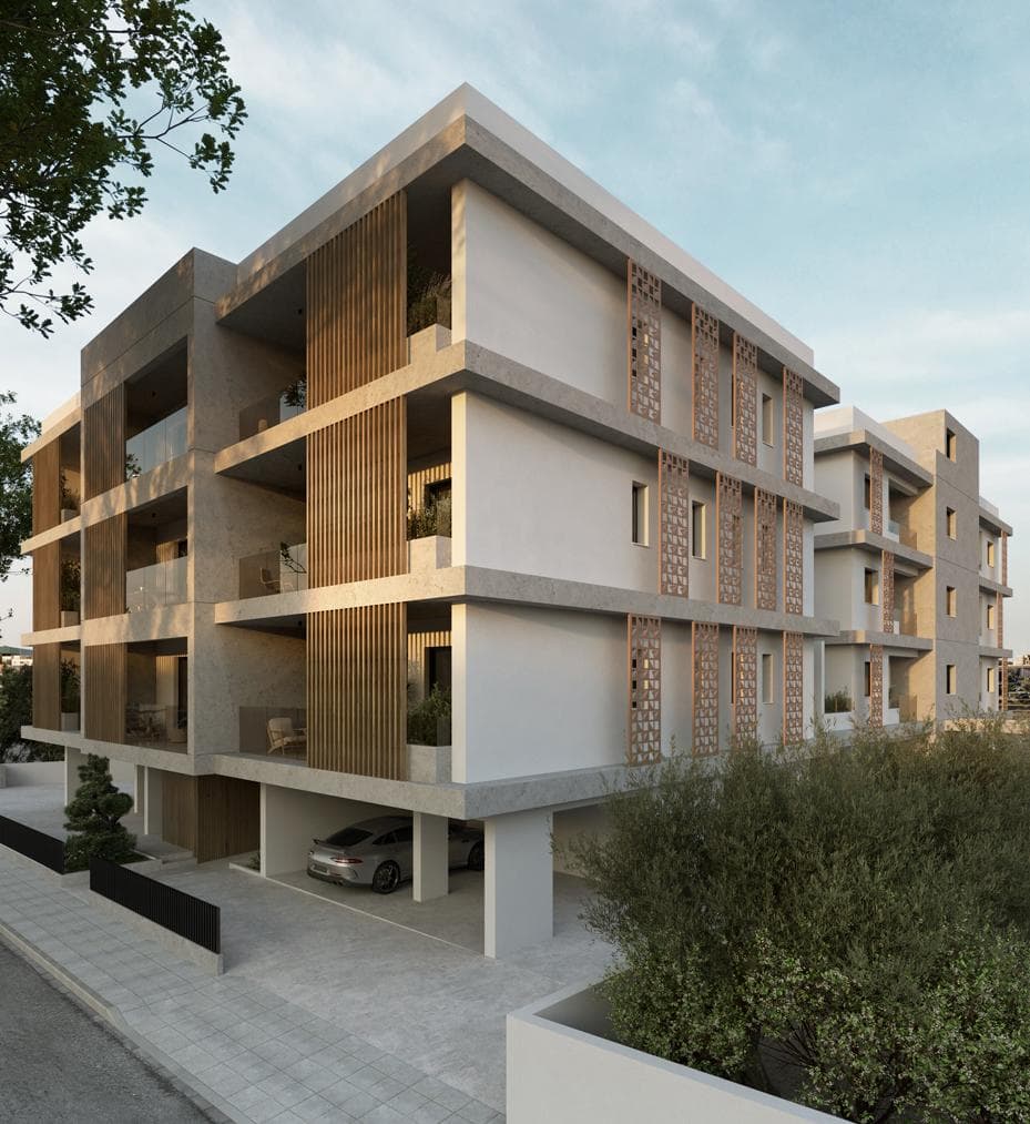 2-bedrooms apartments in Nicosia, Cyprus.