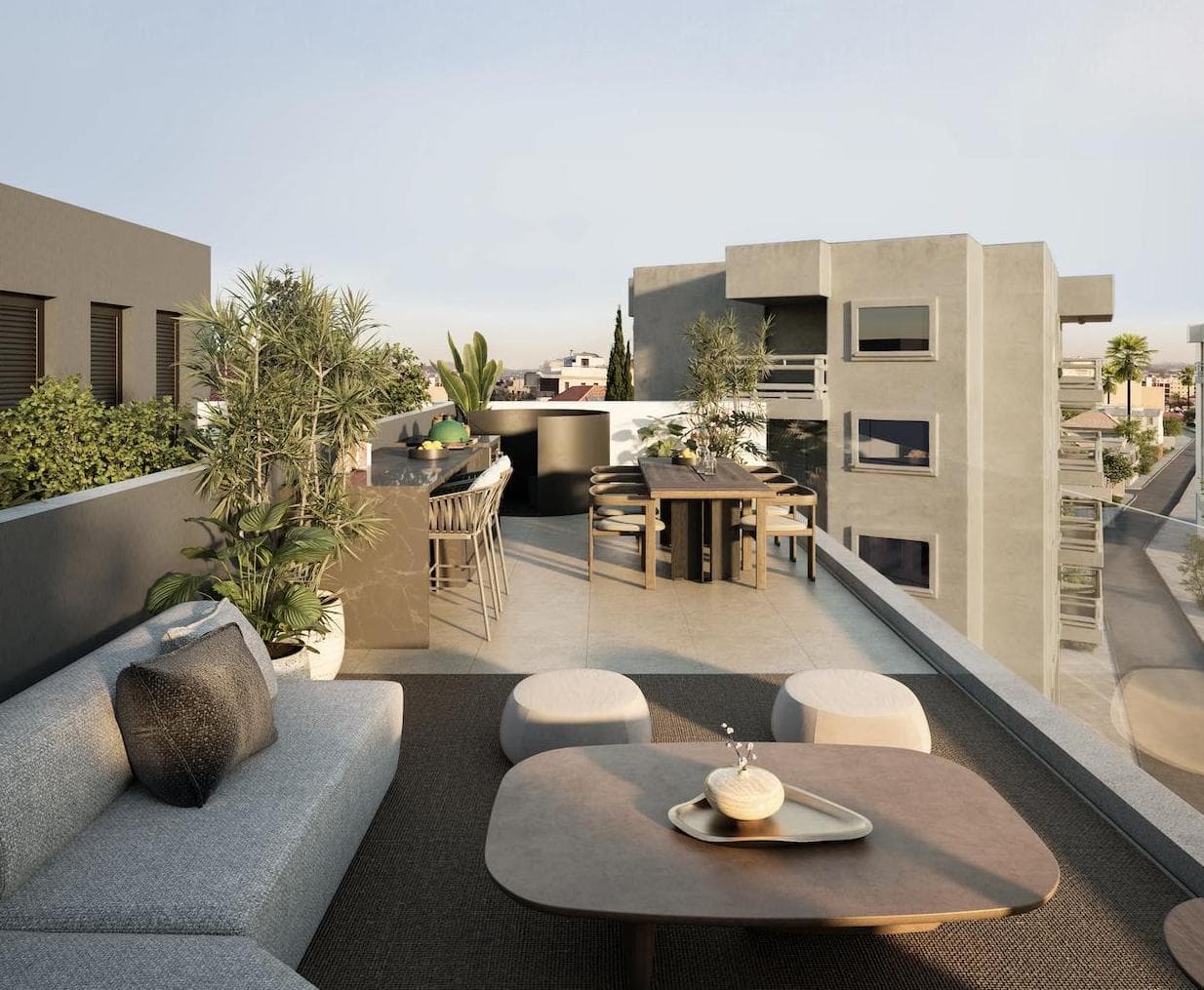 2-bedrooms apartments in Limassol, Cyprus.