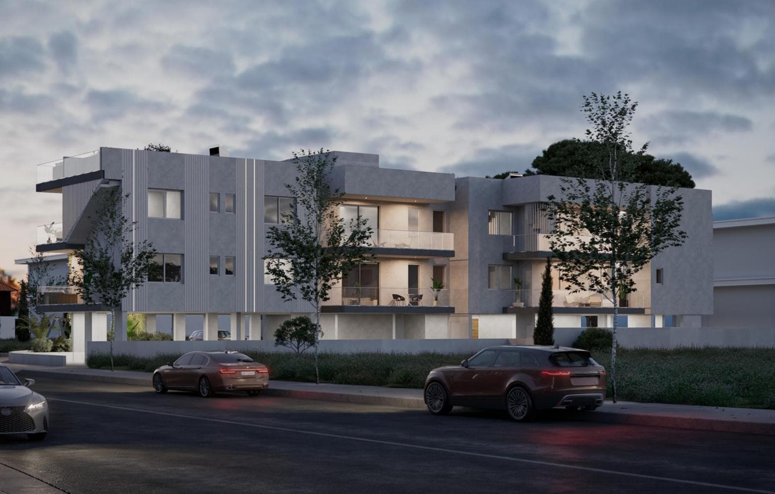 2-bedrooms apartments in Nicosia, Cyprus.