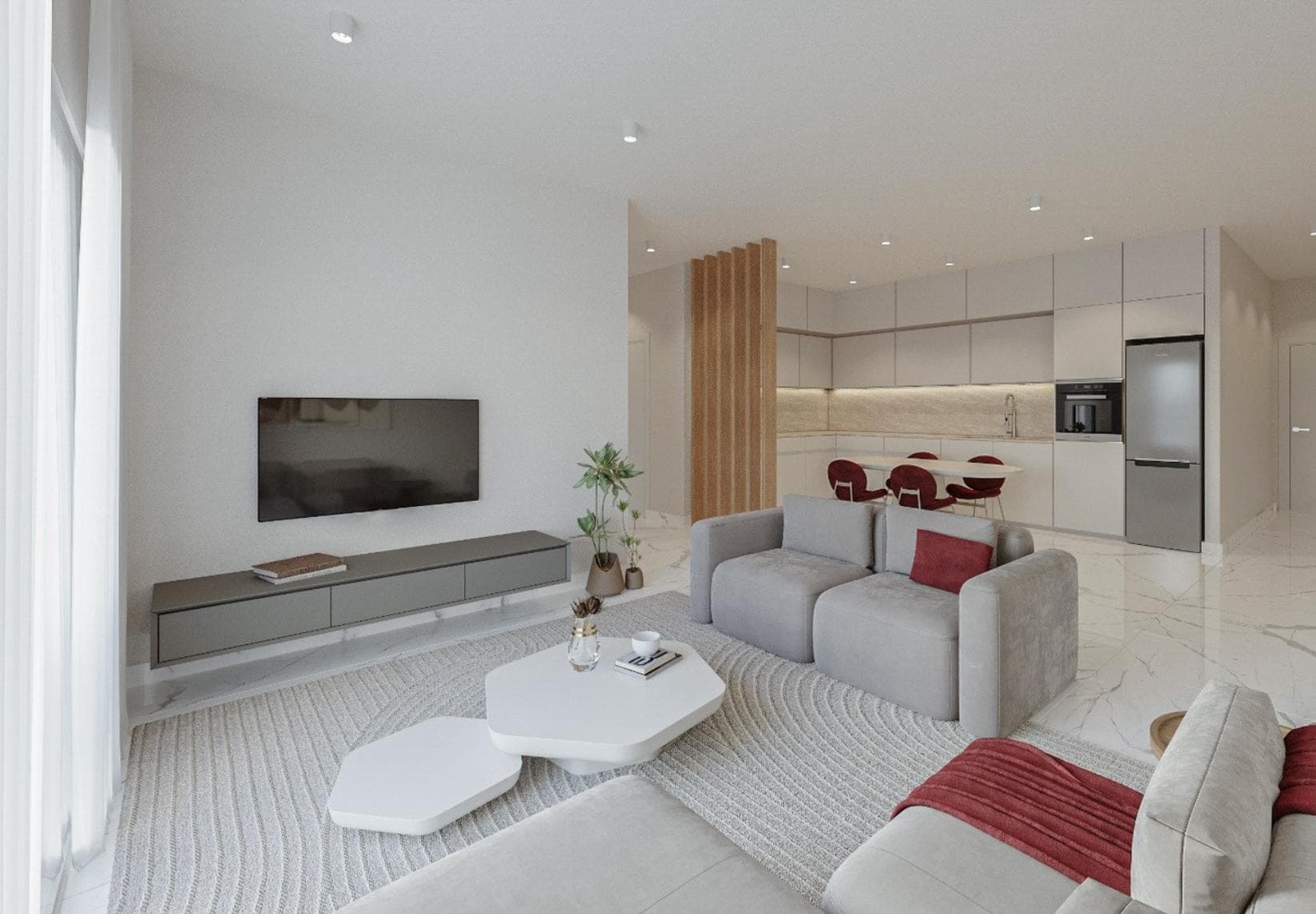 1-bedrooms apartments in Paphos, Cyprus.