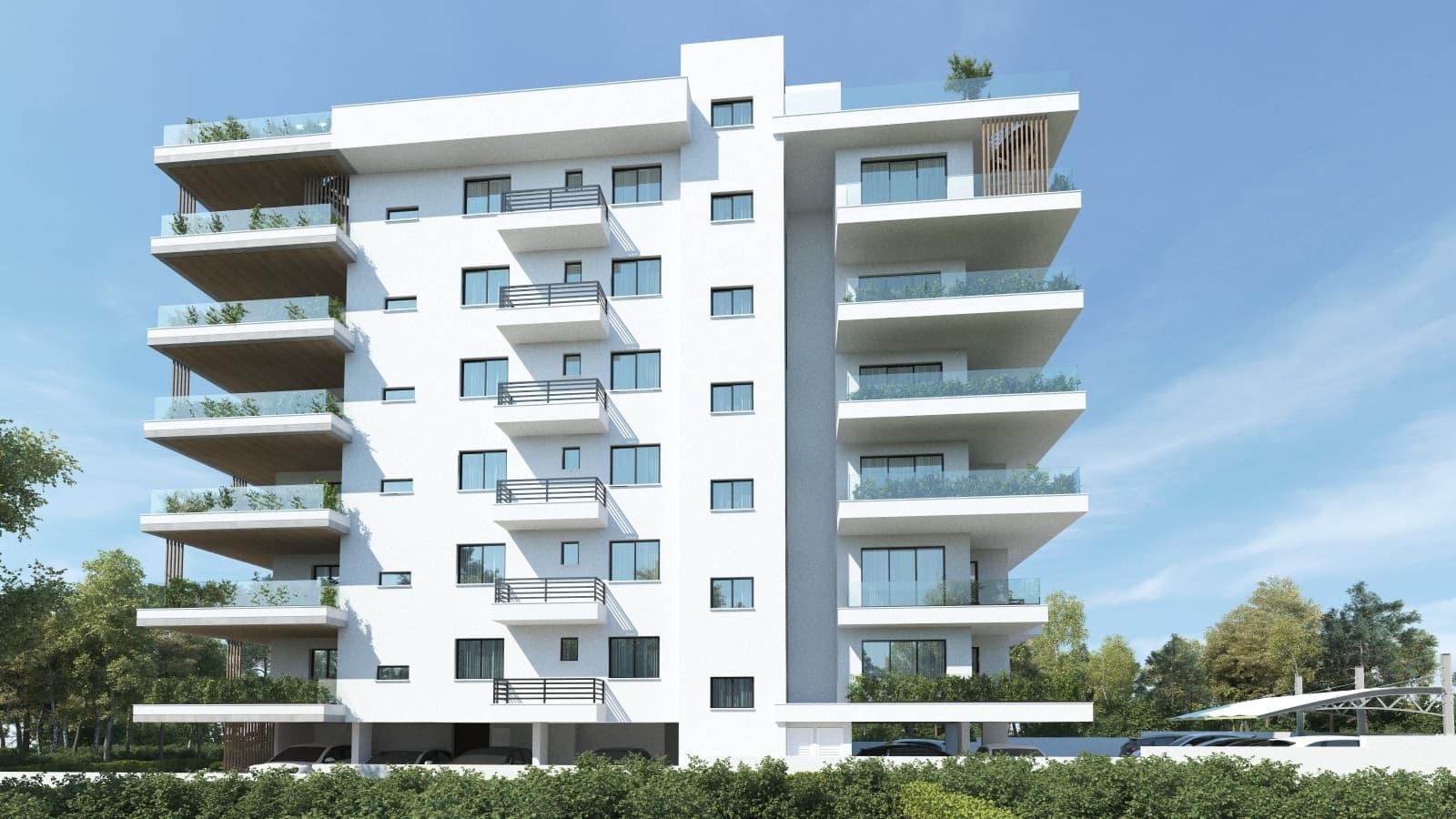 1-bedrooms apartments in Larnaca, Cyprus.