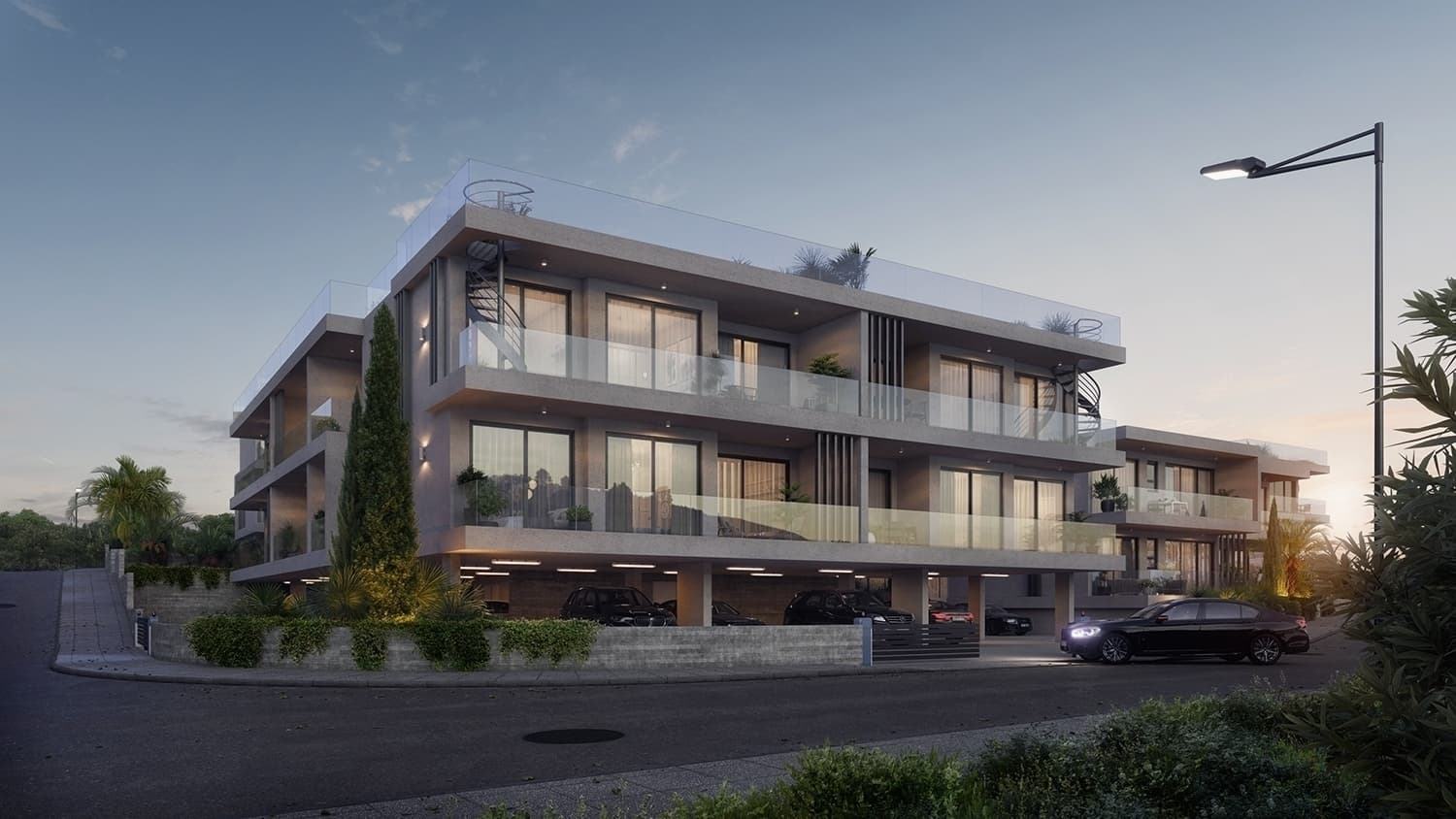1-bedrooms apartments in Paphos, Cyprus.