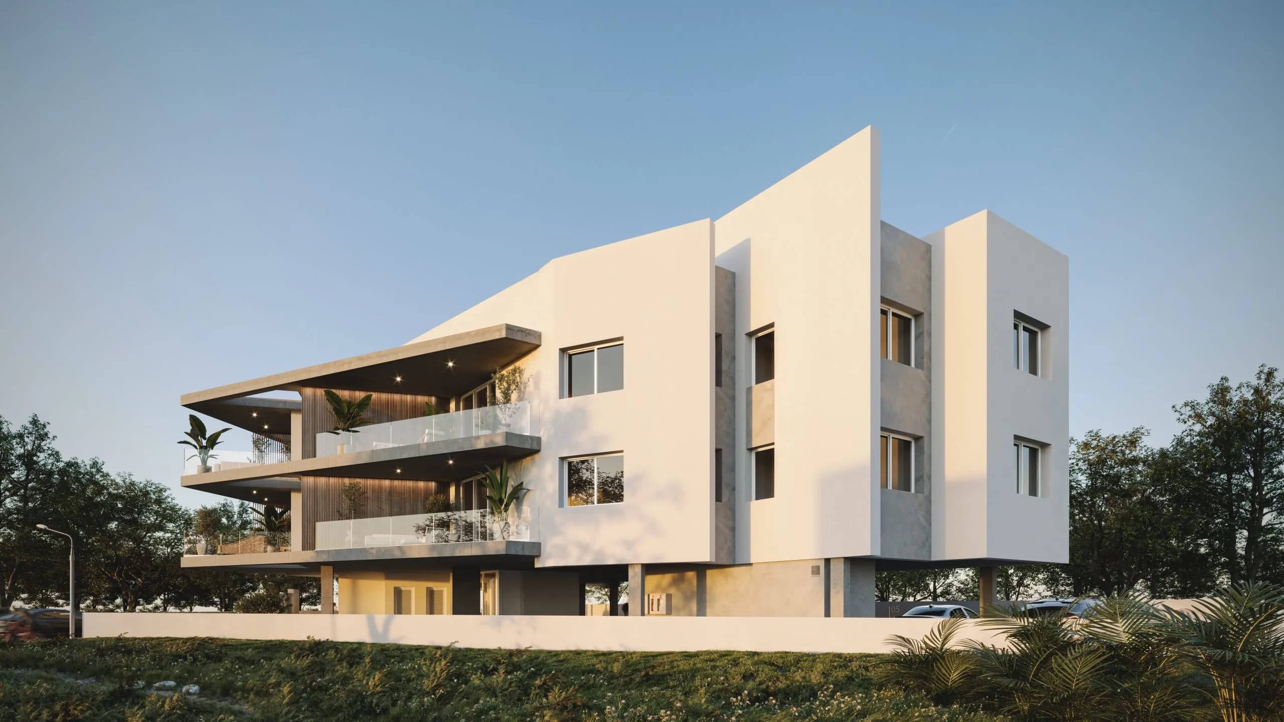 2-bedrooms apartments in Nicosia, Cyprus.