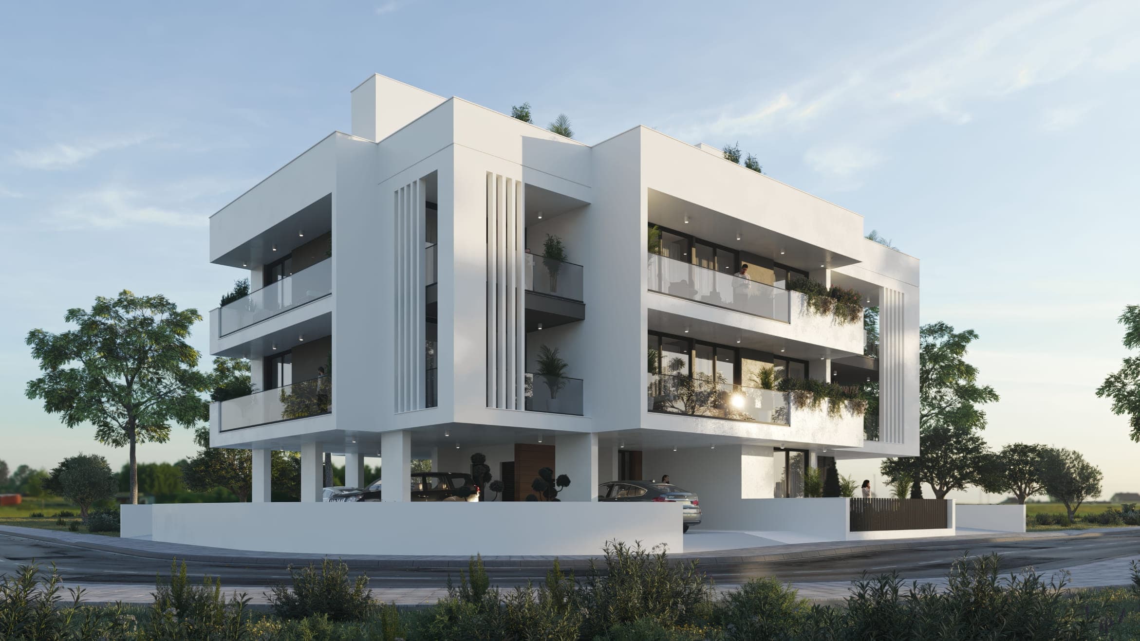 2-bedrooms apartments in Larnaca, Cyprus.
