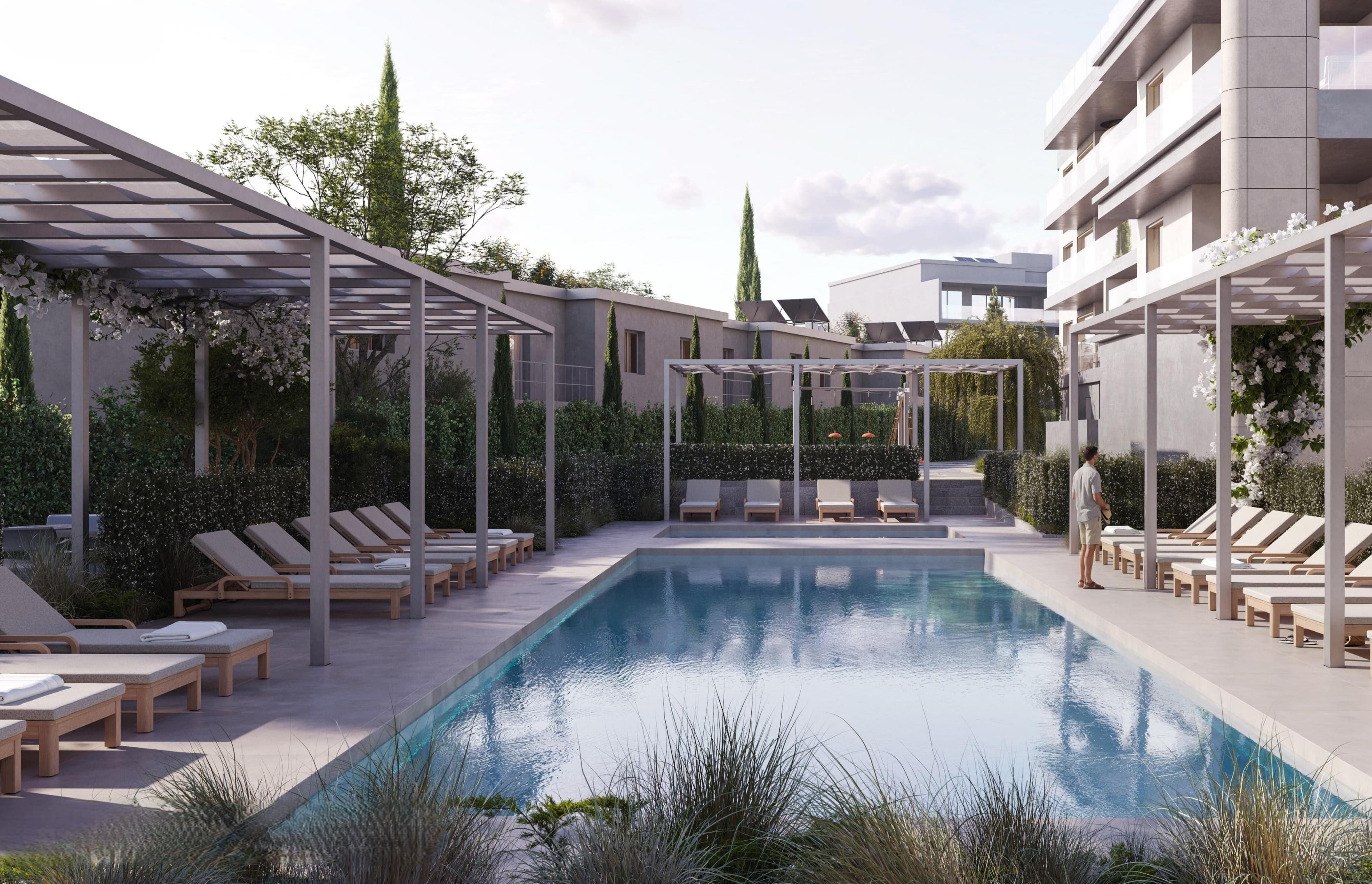 2-bedrooms apartments in Paphos, Cyprus.
