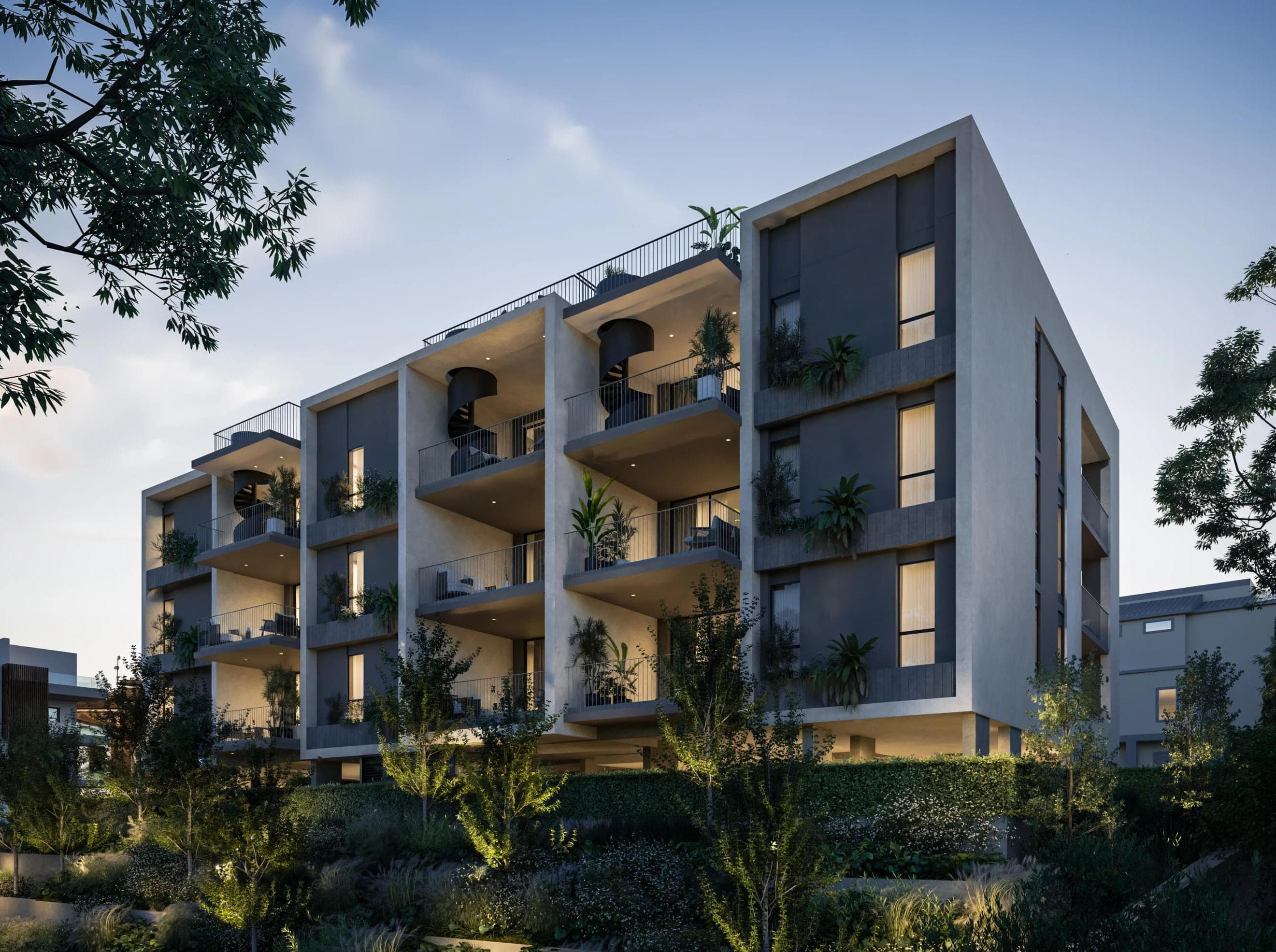 1-bedrooms apartments in Limassol, Cyprus.