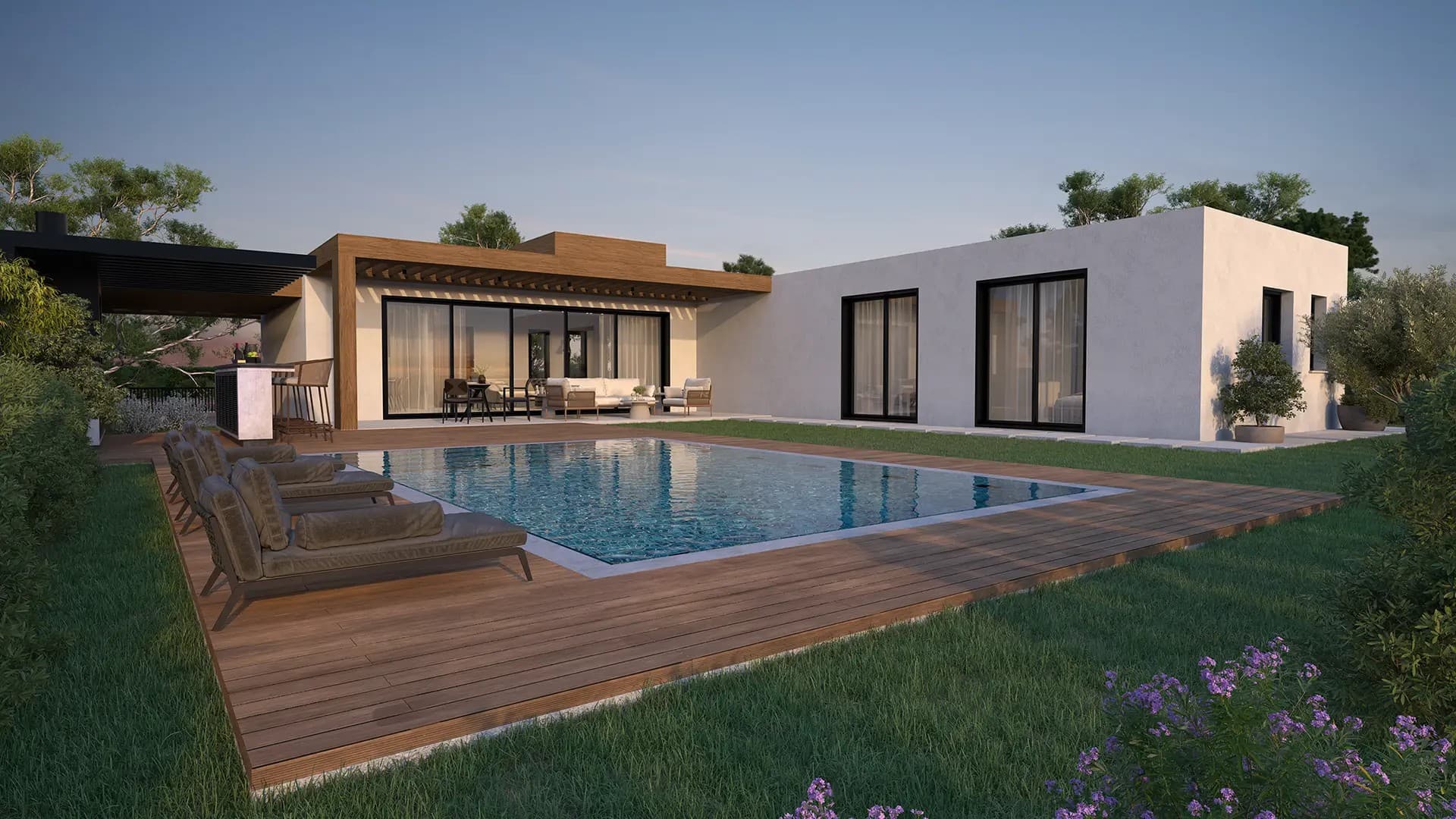 3-bedrooms house in Larnaca, Cyprus.