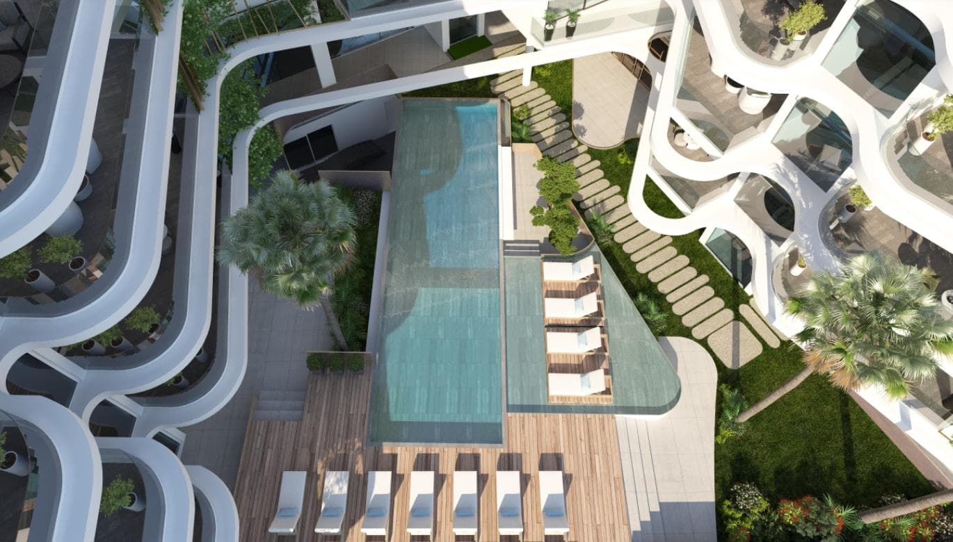 2-bedrooms apartments in Larnaca, Cyprus.