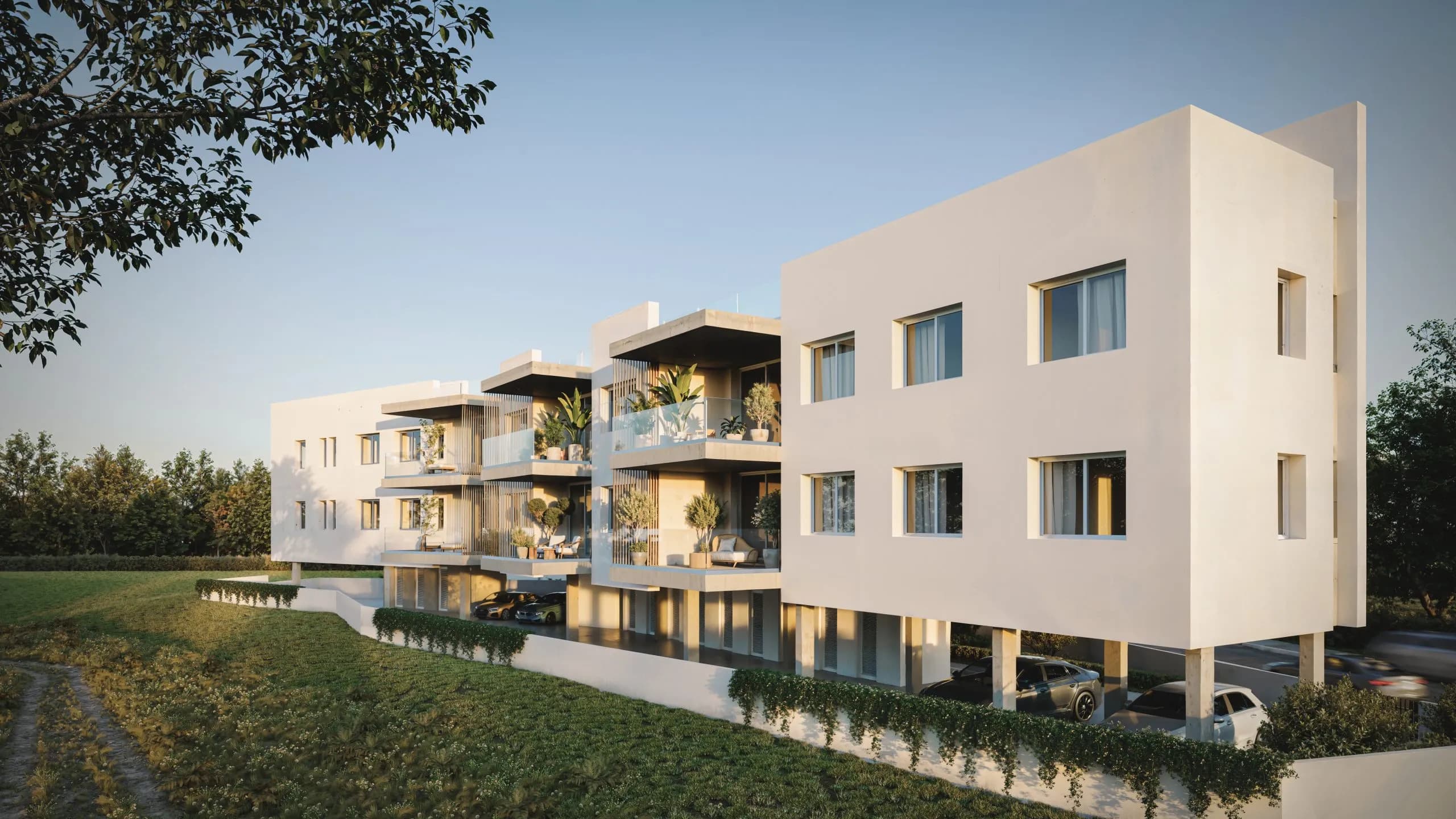 2-bedrooms apartments in Nicosia, Cyprus.
