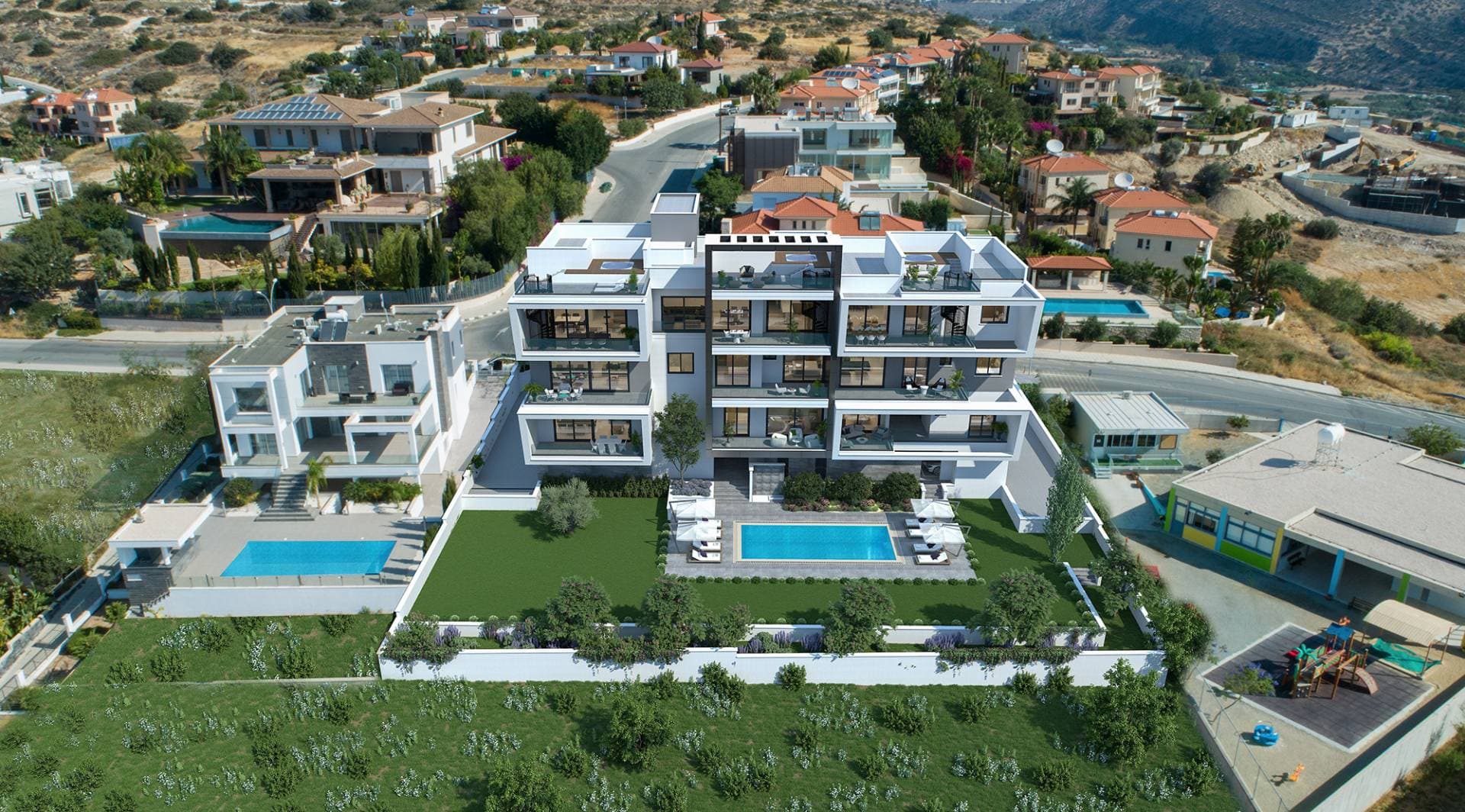 3-bedrooms apartments in Limassol, Cyprus.