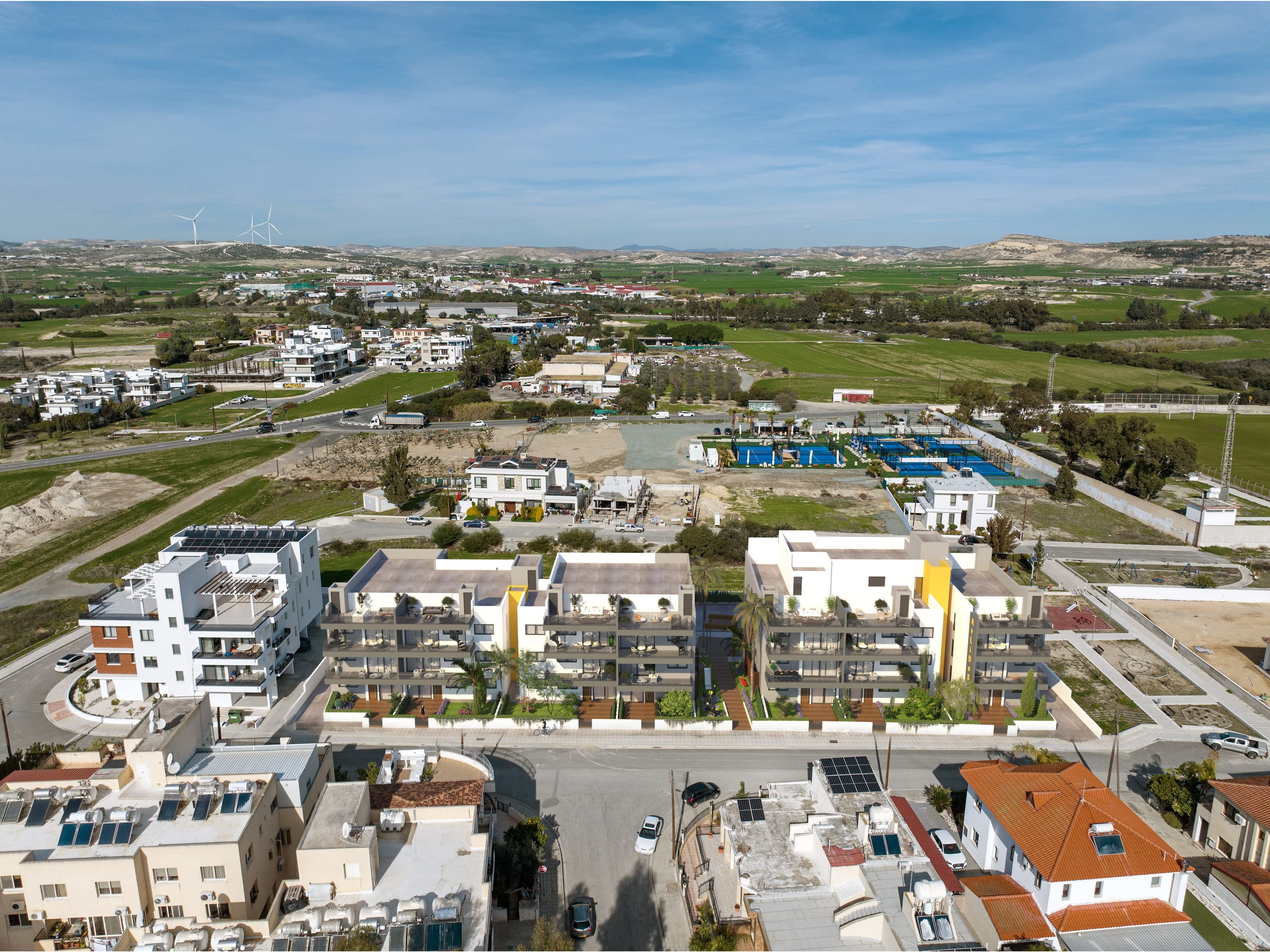 2-bedrooms apartments in Larnaca, Cyprus.