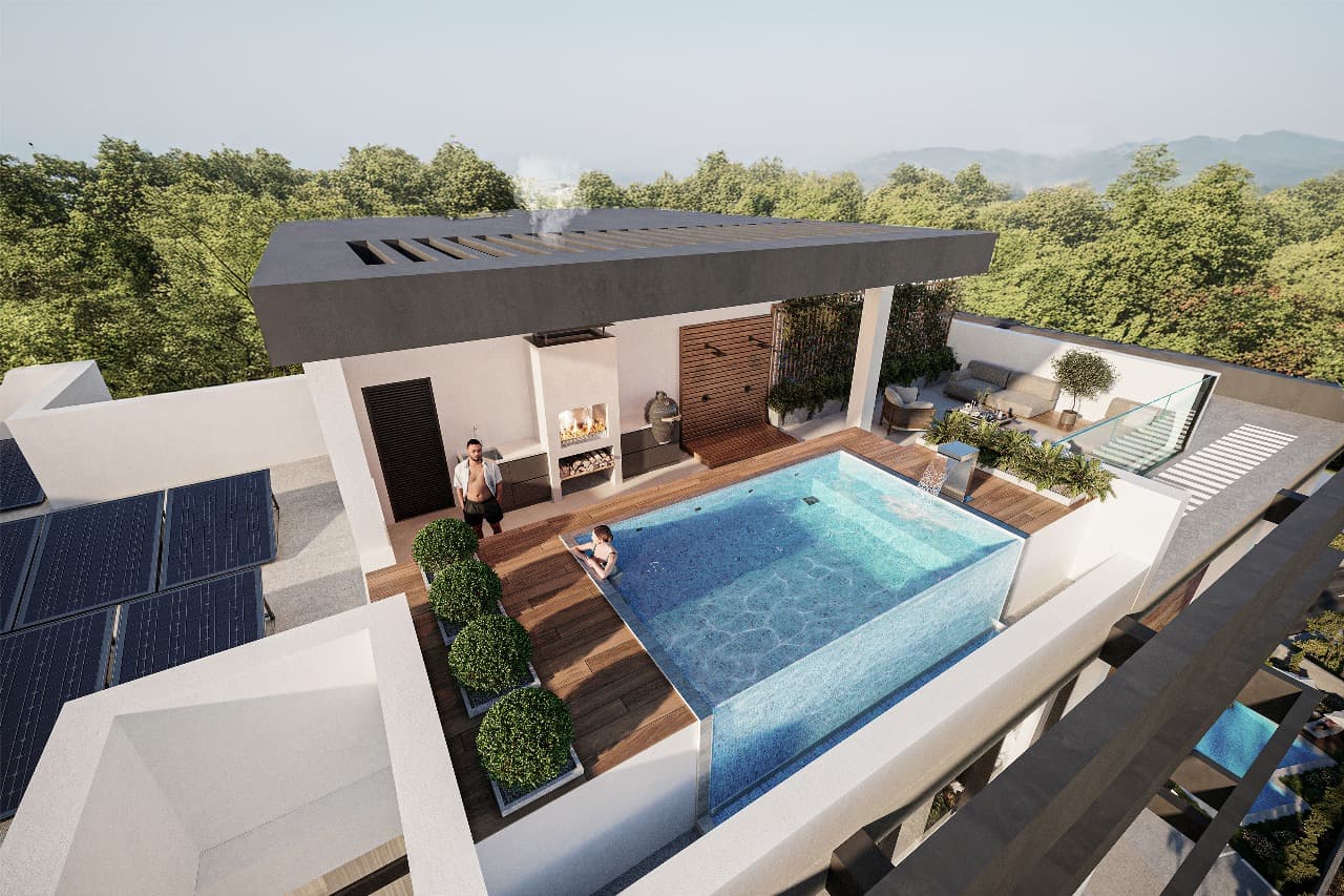 3-bedrooms apartments in Limassol, Cyprus.