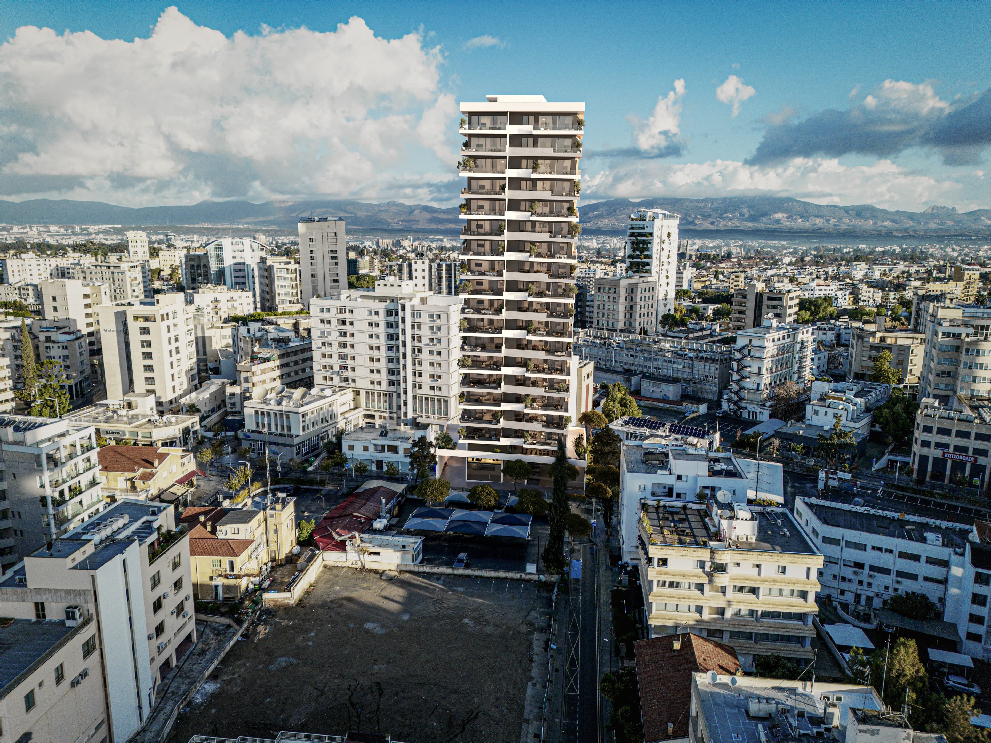 2-bedrooms apartments in Nicosia, Cyprus.
