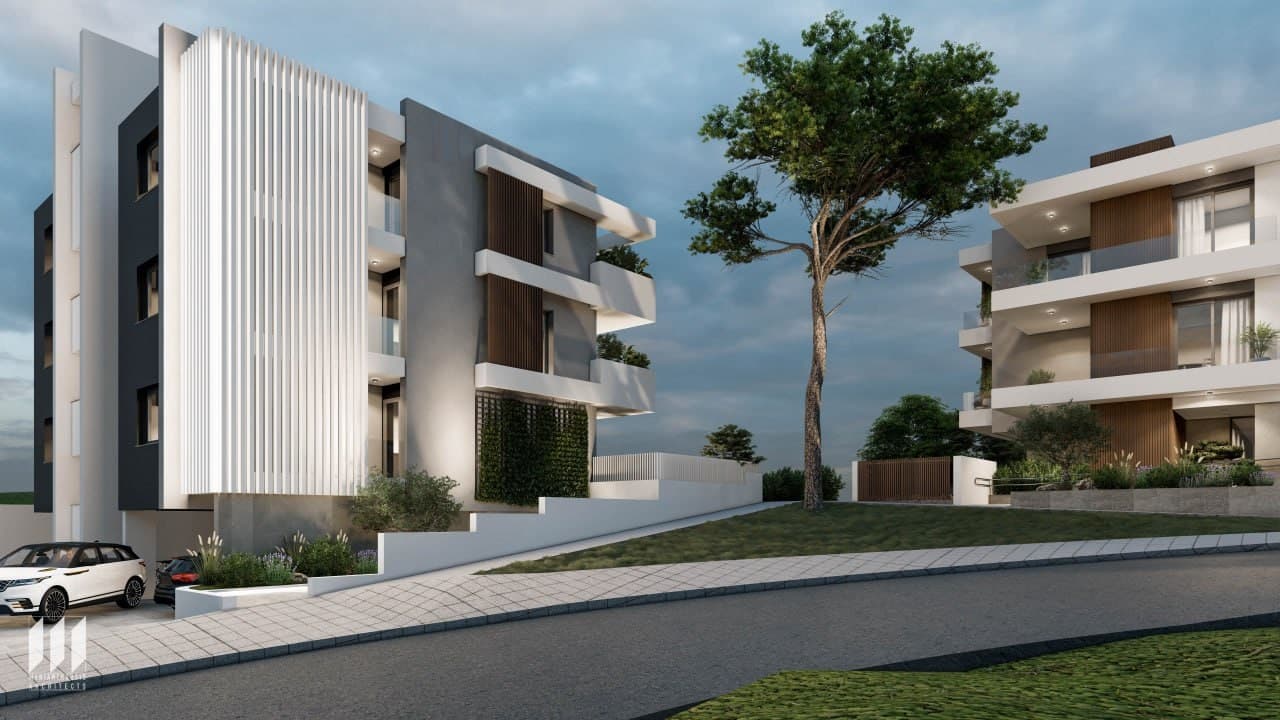 2-bedrooms apartments in Nicosia, Cyprus.