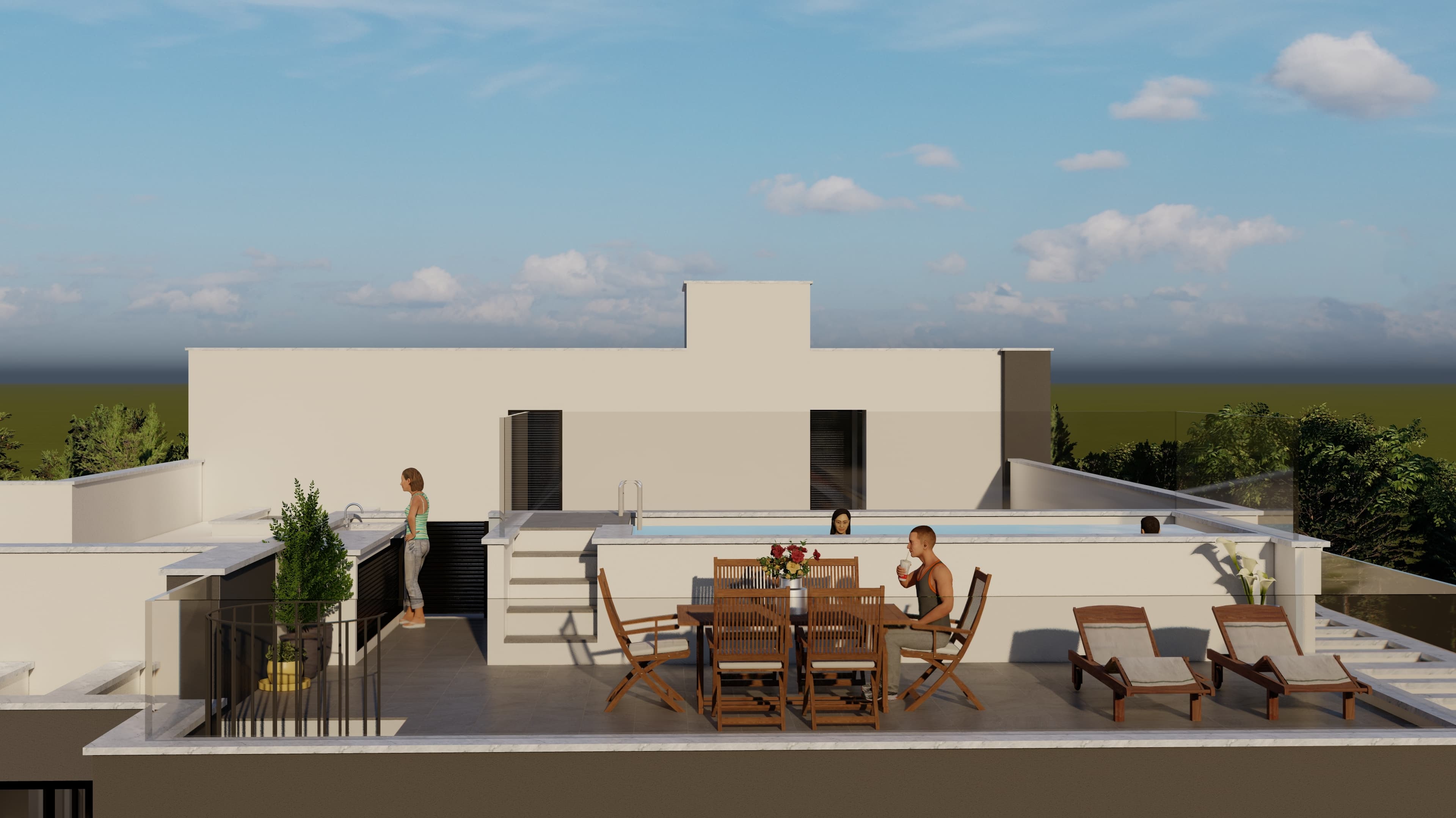 2-bedrooms apartments in Limassol, Cyprus.