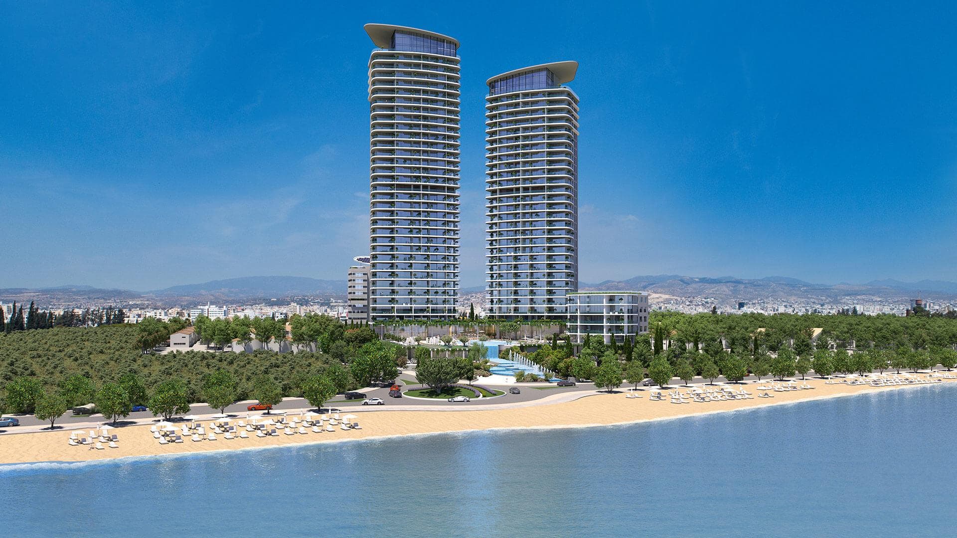 3-bedrooms apartments in Limassol, Cyprus.